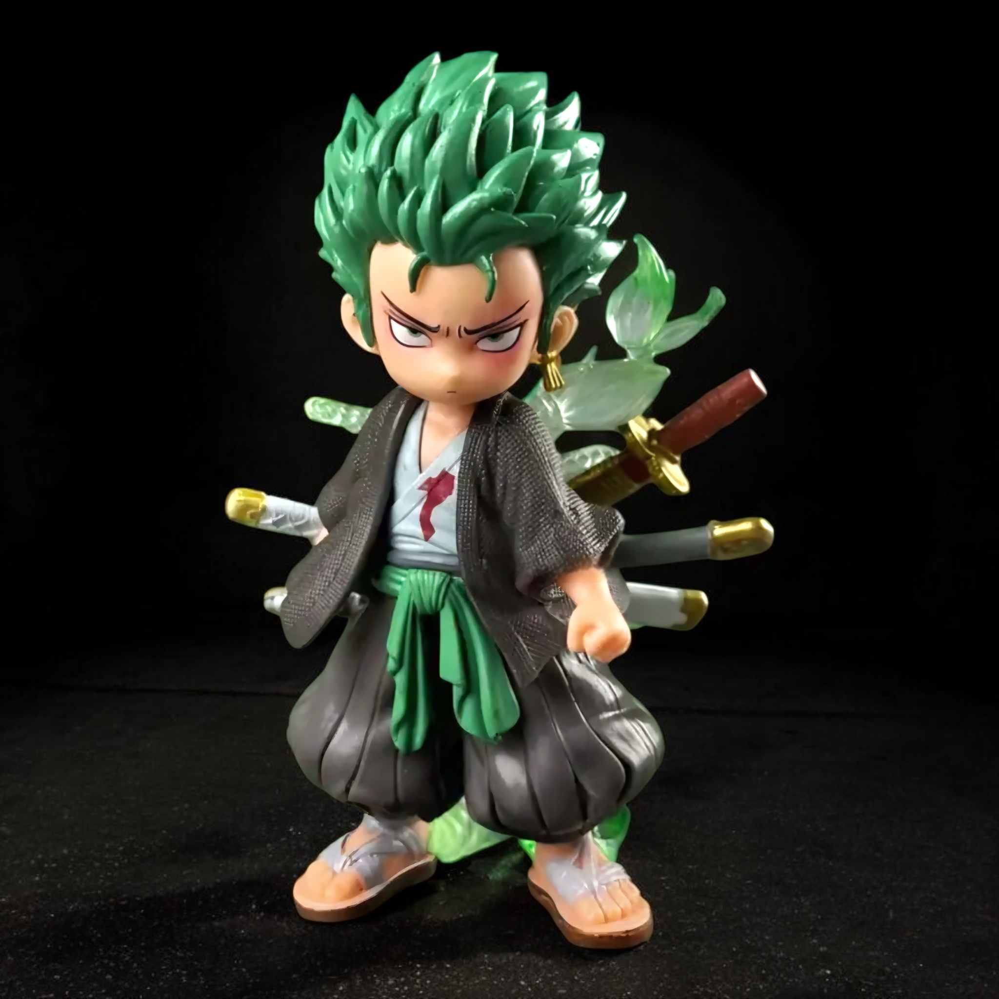 Roronoa Zoro Figure | One Piece | Chibi Samurai Style