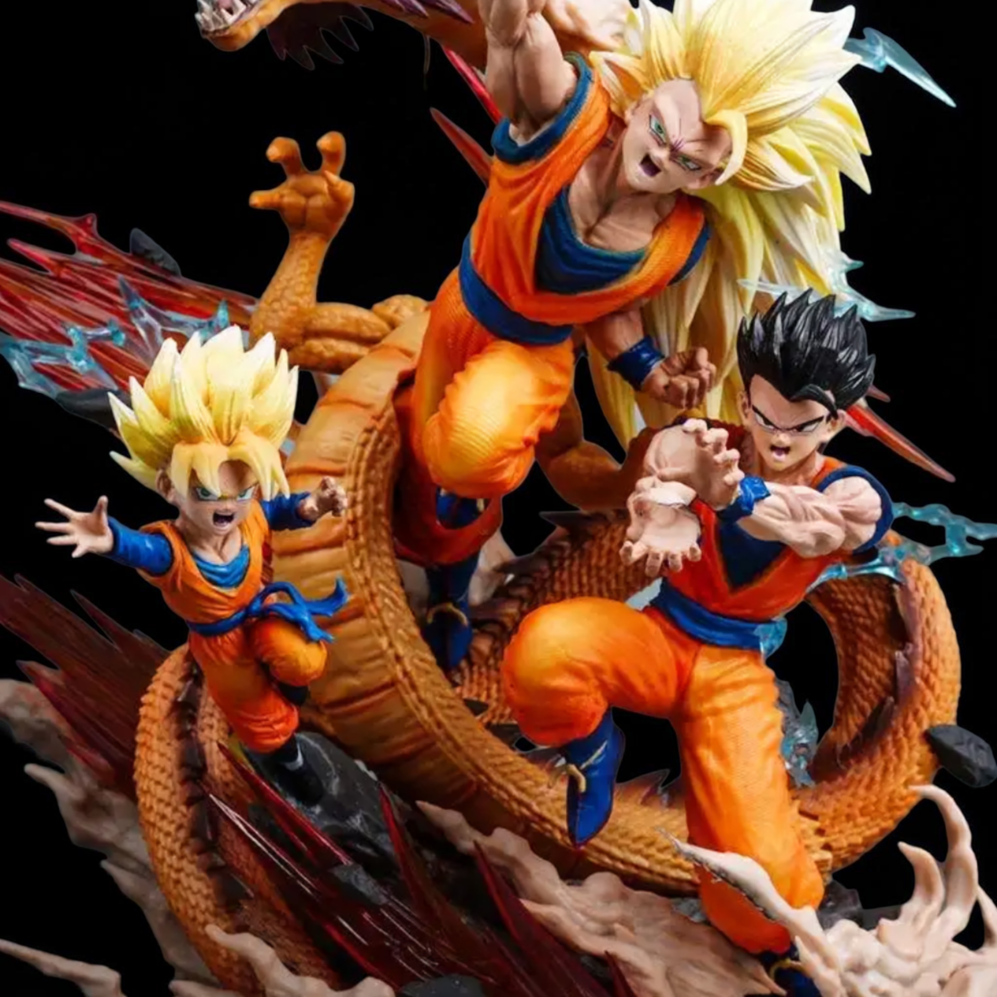 Super Saiyan 3 Goku Dragon Fist Premium Statue – Dragon Ball