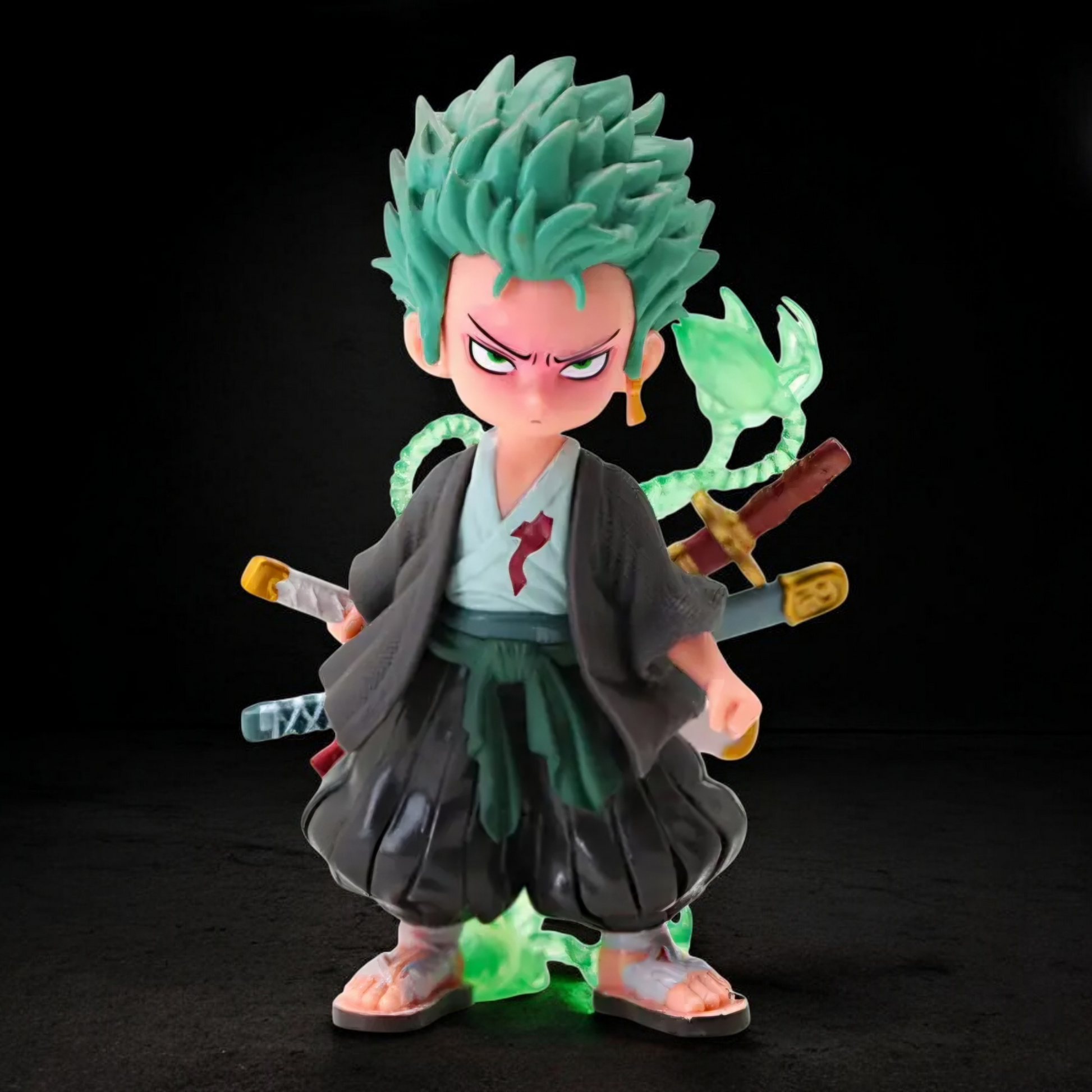 Roronoa Zoro Figure | One Piece | Chibi Samurai Style