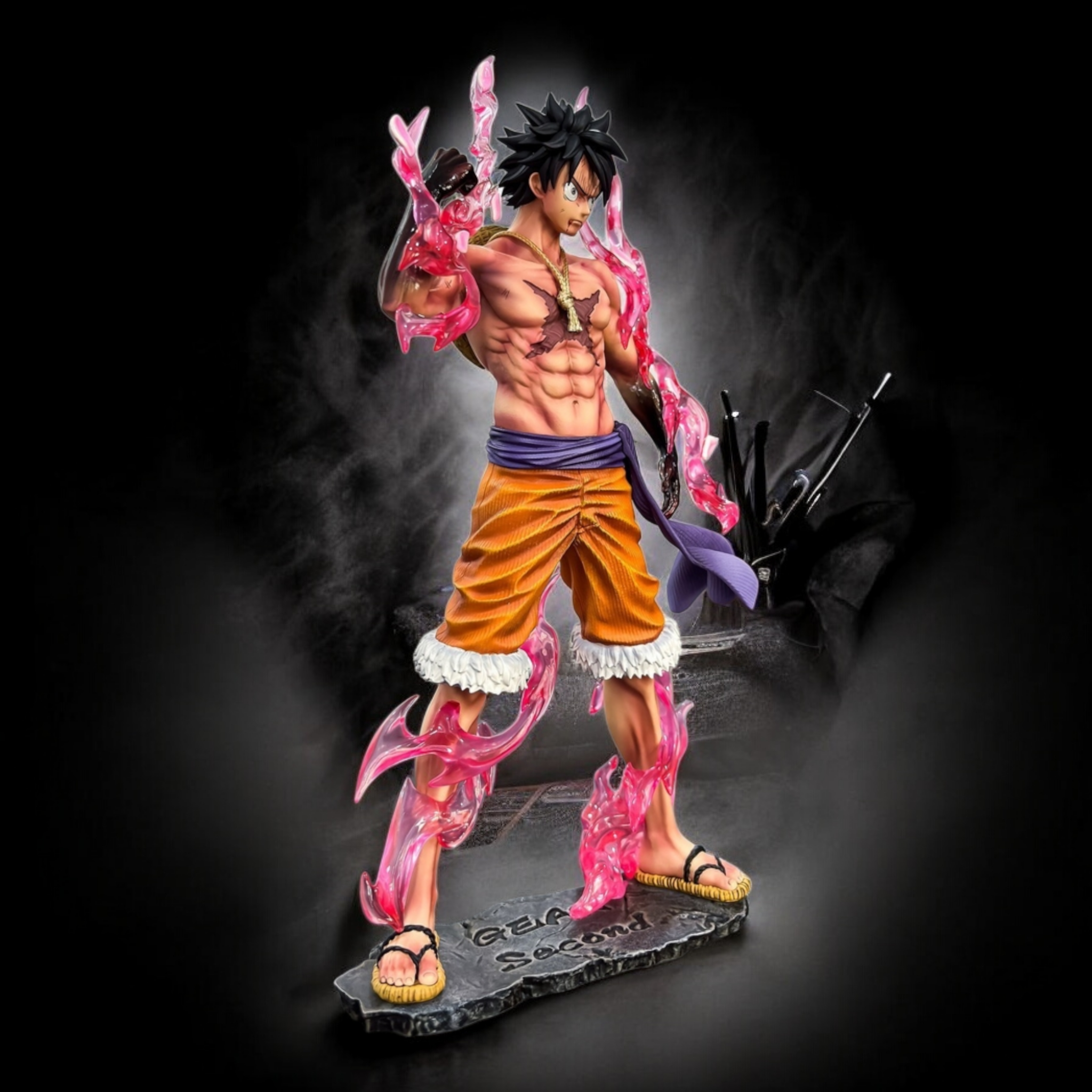 Monkey D. Luffy Gear 2 Power-Up Pose Action Figure | One Piece Anime High-Intensity Collectible