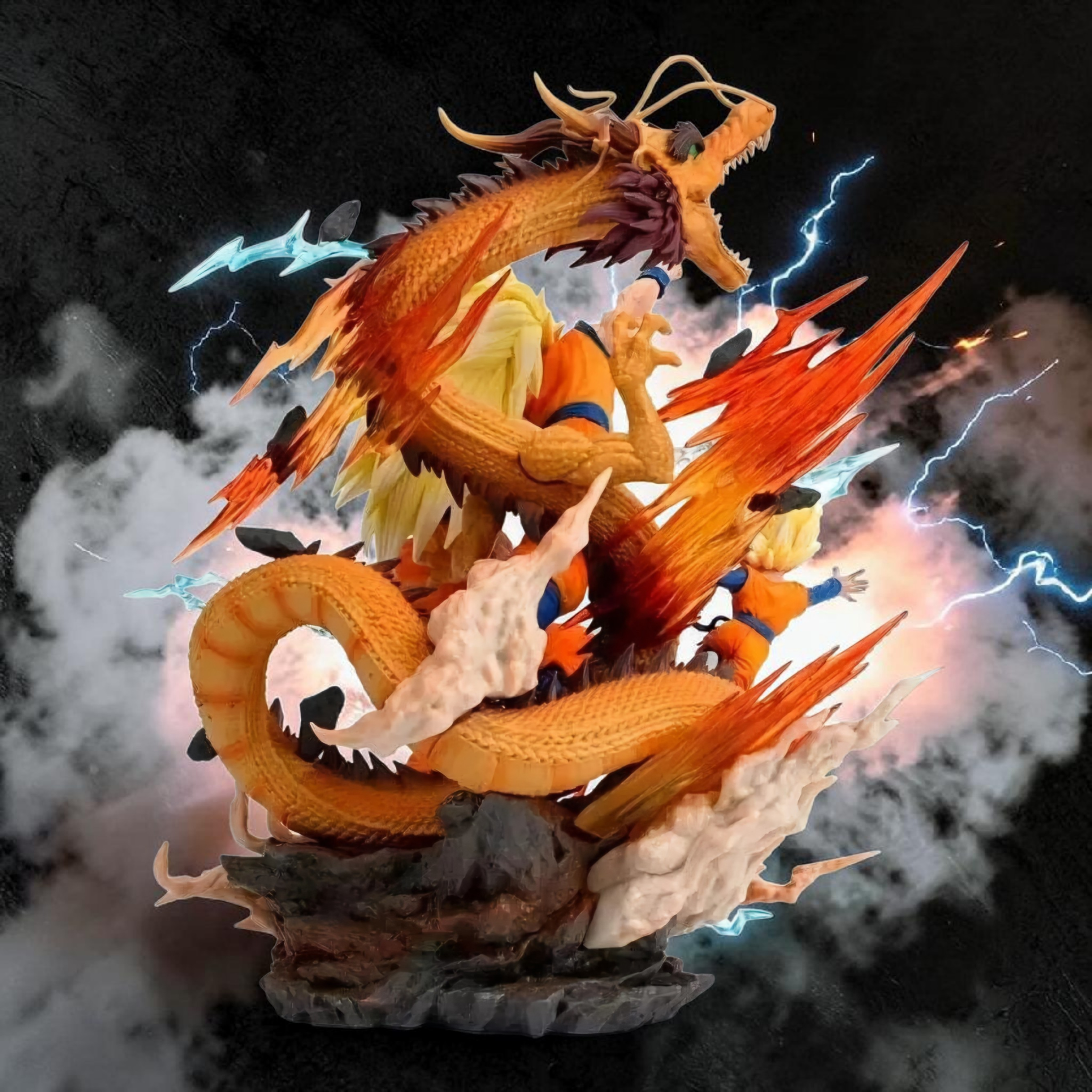 Super Saiyan 3 Goku Dragon Fist Premium Statue – Dragon Ball