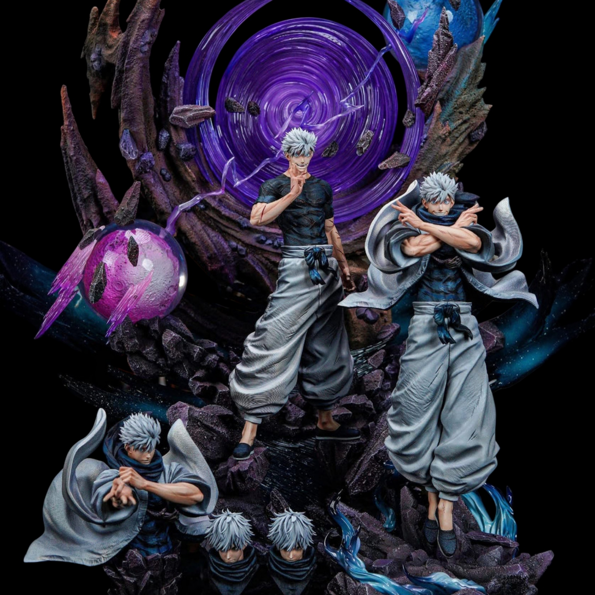 Gojo Satoru Shinjuku Demon Realm Battle Full Version Resin Statue | Jujutsu Kaisen S01 ZanyJoke × Temple Studio 1/6 Scale [Limited]