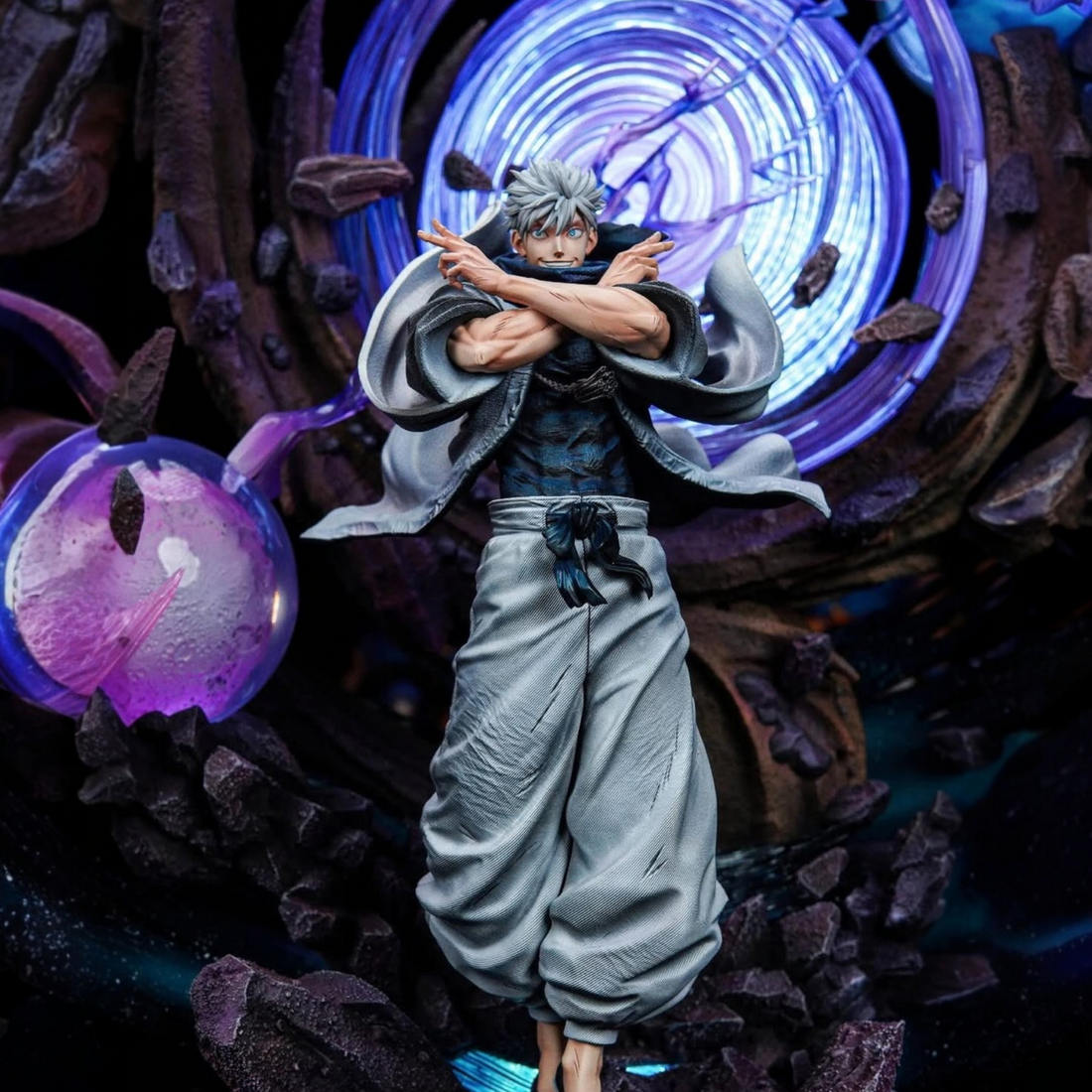 Gojo Satoru Shinjuku Demon Realm Battle Full Version Resin Statue | Jujutsu Kaisen S01 ZanyJoke × Temple Studio 1/6 Scale [Limited]