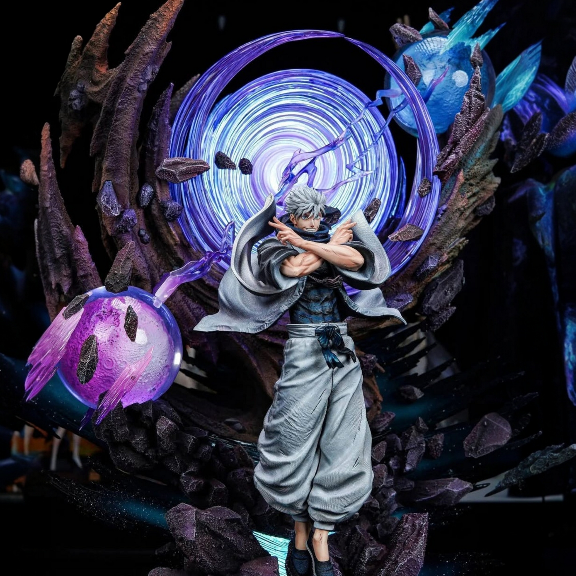 Gojo Satoru Shinjuku Demon Realm Battle Full Version Resin Statue | Jujutsu Kaisen S01 ZanyJoke × Temple Studio 1/6 Scale [Limited]