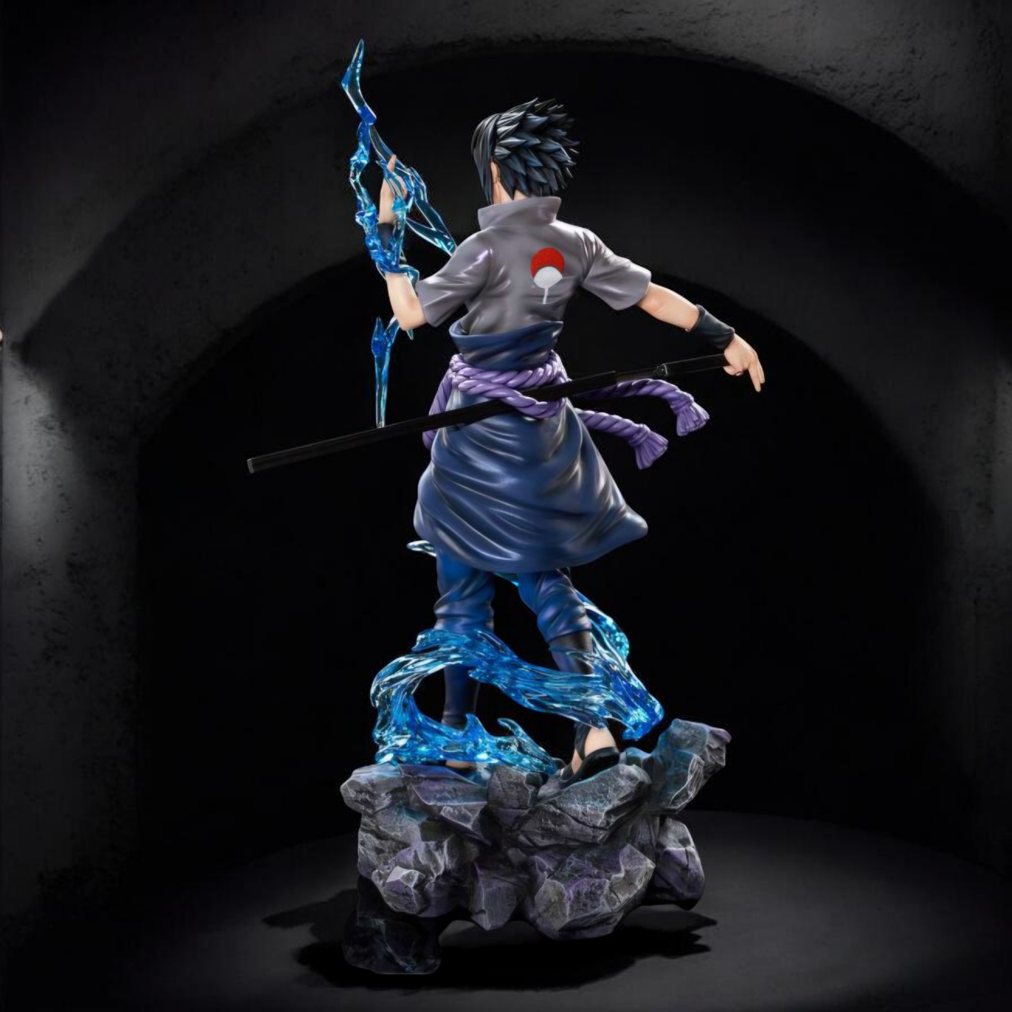 Sasuke Uchiha Lightning Style Premium Figure | Naruto Shippuden Anime Collectible