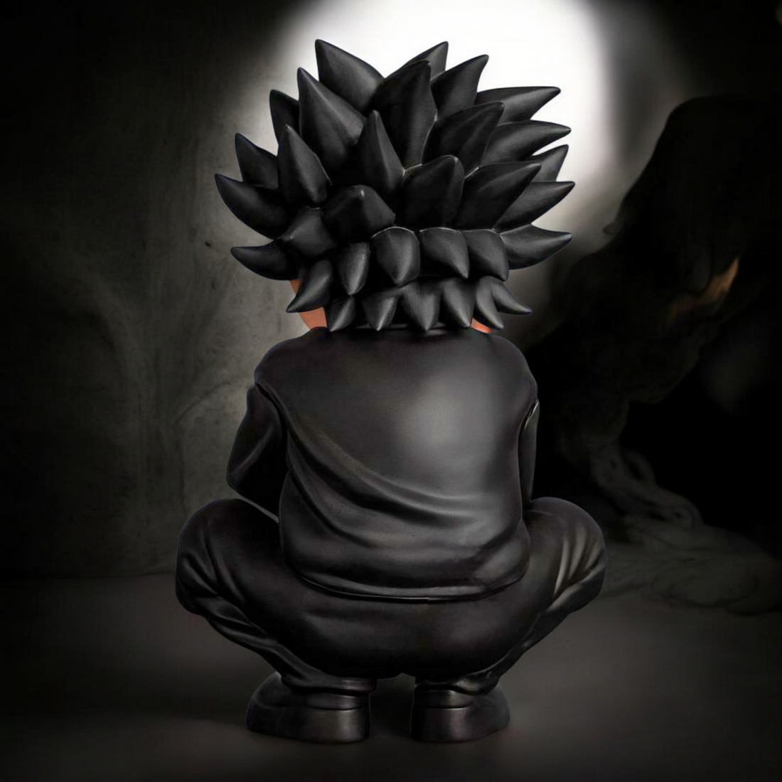 Megumi Fushiguro Crouched Focus Pose Action Figure | Jujutsu Kaisen Anime Collectible Statue