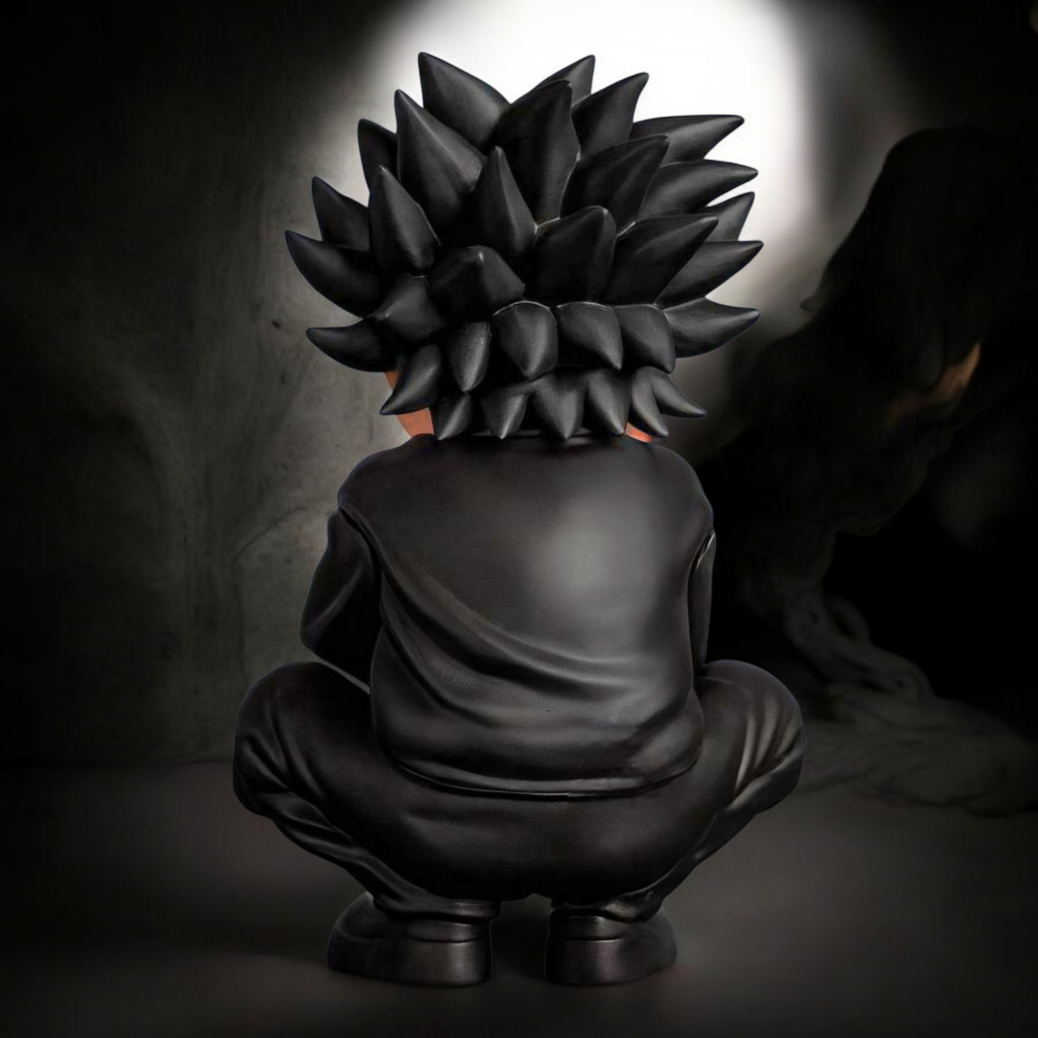 Megumi Fushiguro Crouched Focus Pose Action Figure | Jujutsu Kaisen Anime Collectible Statue