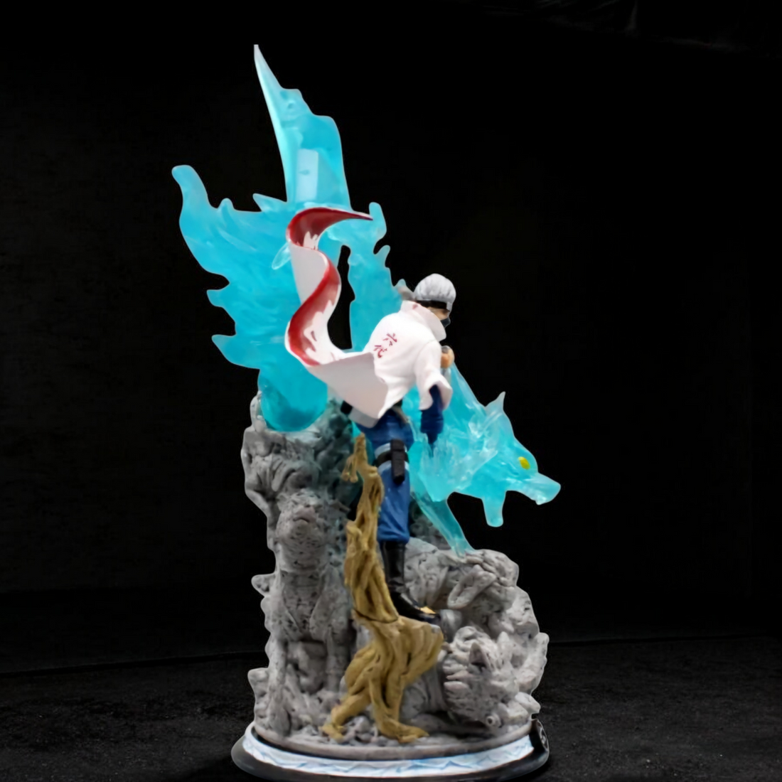 Hokage Kakashi Water Dragon Jutsu Action Figure | Naruto Shippuden Premium Anime Collectible