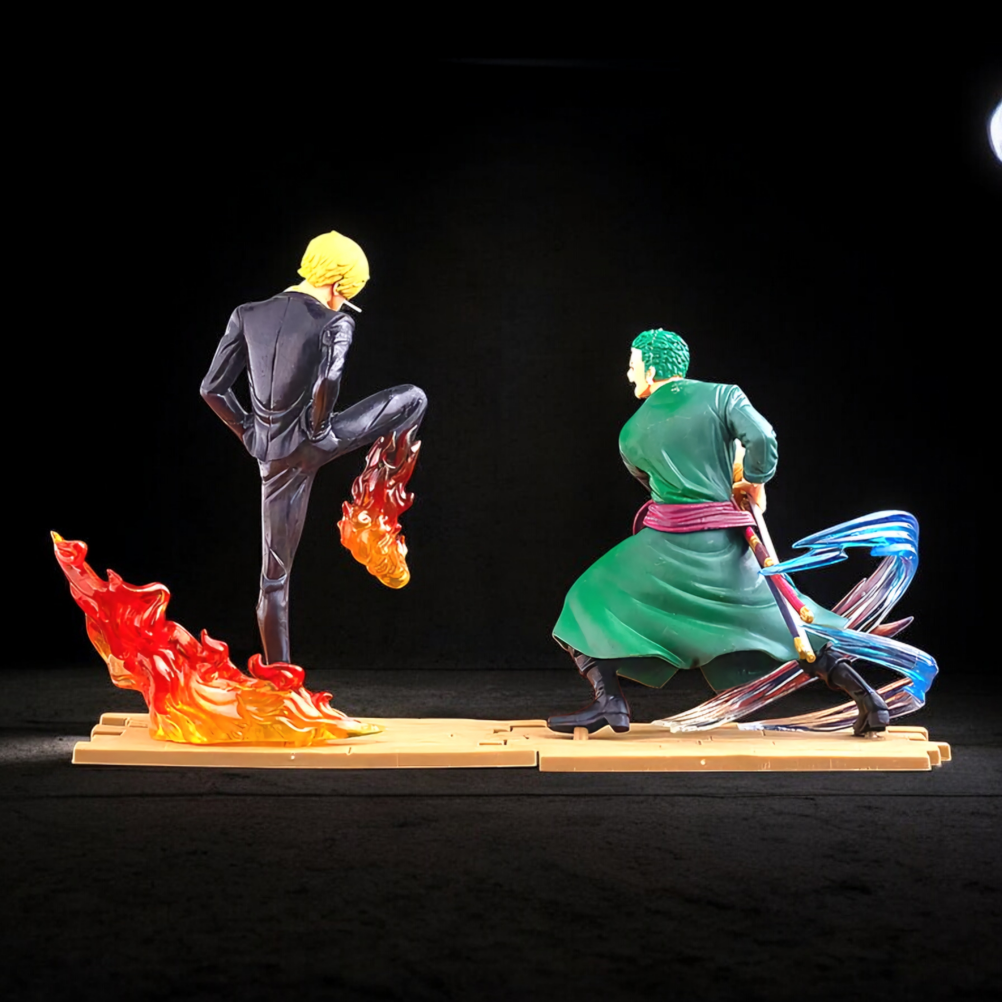 Roronoa Zoro vs Vinsmoke Sanji Rivalry Battle Set | One Piece Premium Anime Collectible