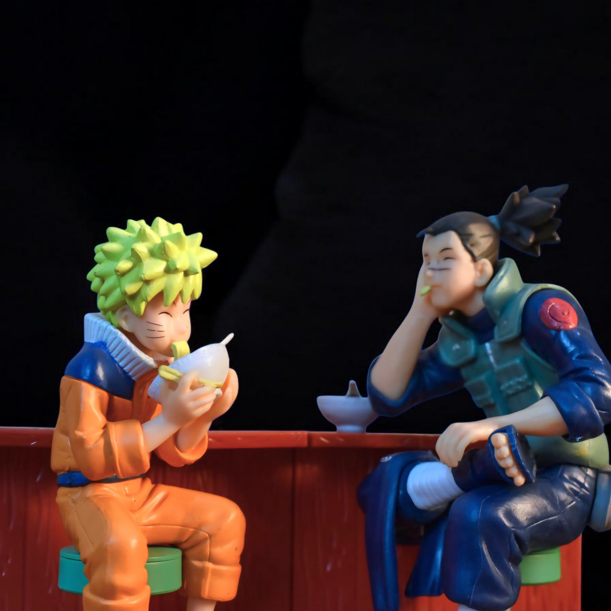 Naruto & Iruka Ramen Shop Scene Naruto Anime Figure Statue