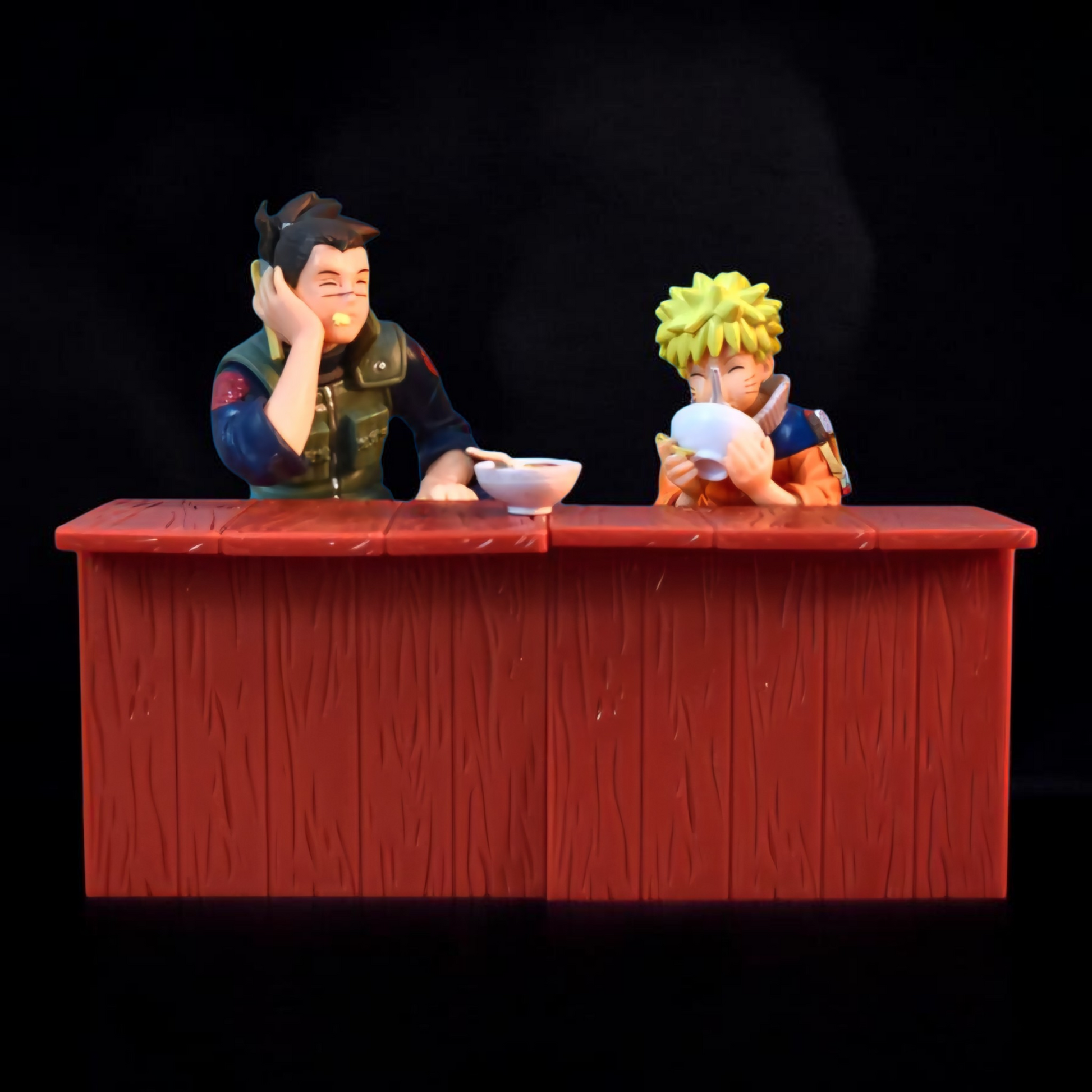 Naruto & Iruka Ramen Shop Scene Naruto Anime Figure Statue