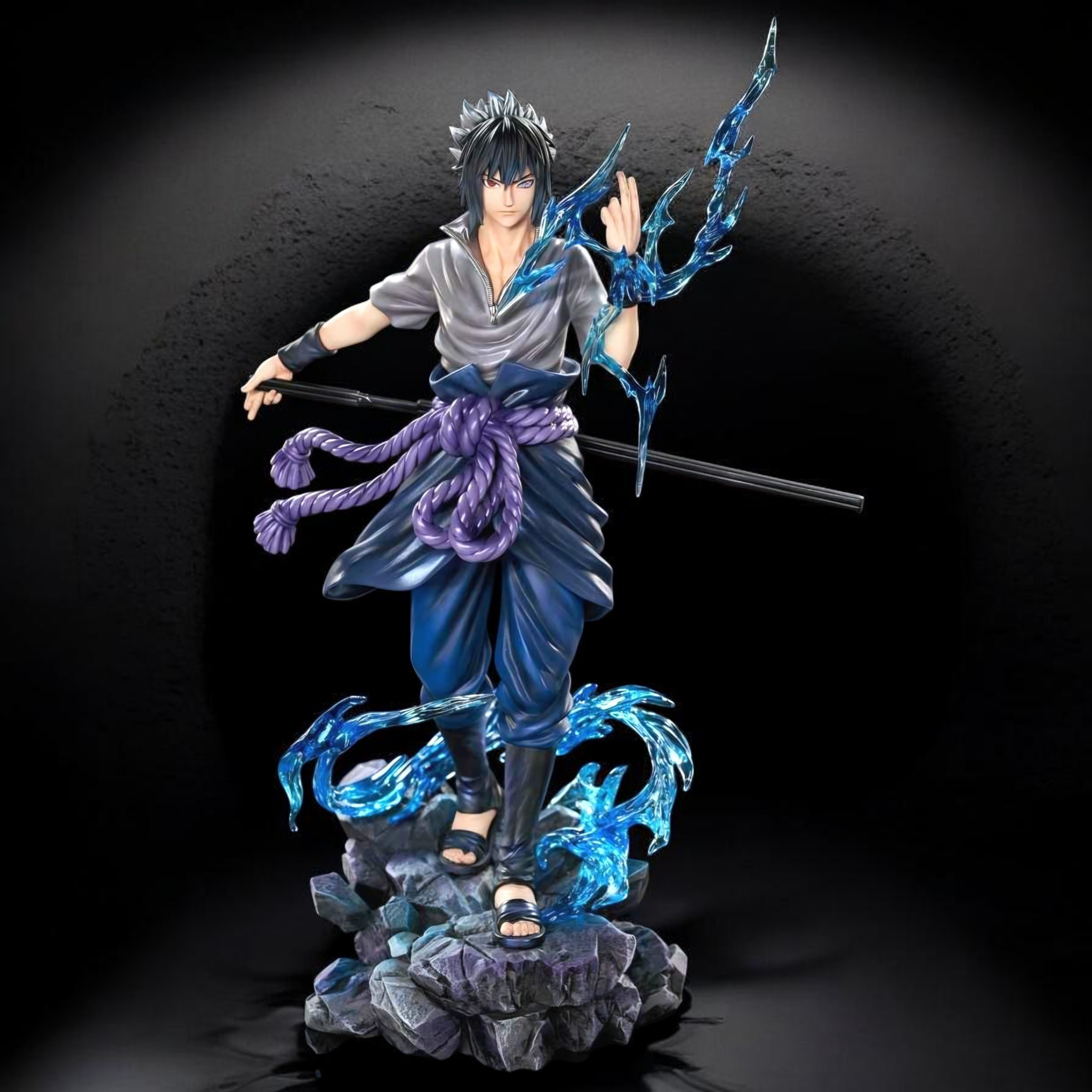 Sasuke Uchiha Lightning Style Premium Figure | Naruto Shippuden Anime Collectible