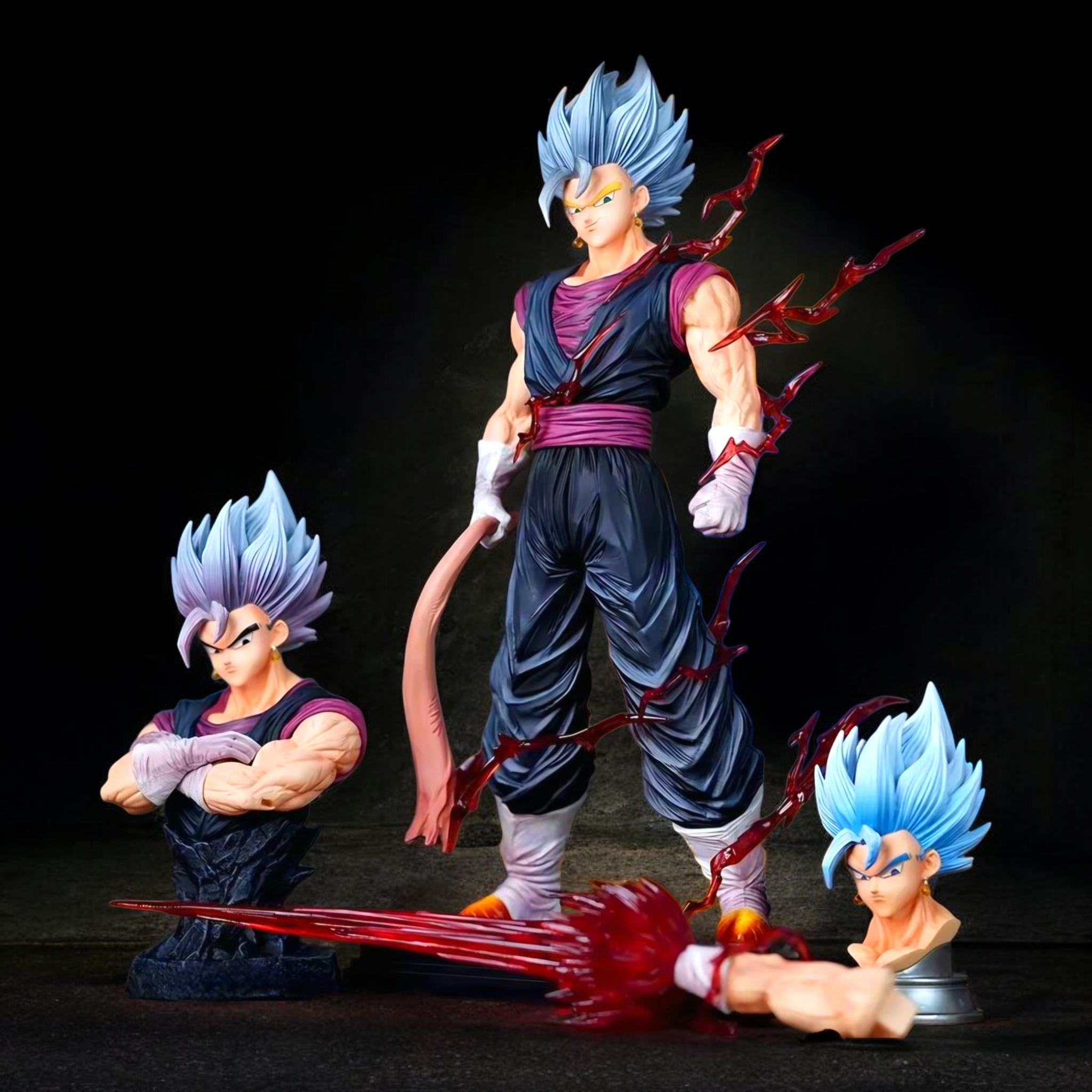 Vegito Potara Fusion Battle Form Statue | Dragon Ball Super Premium Anime Collectible