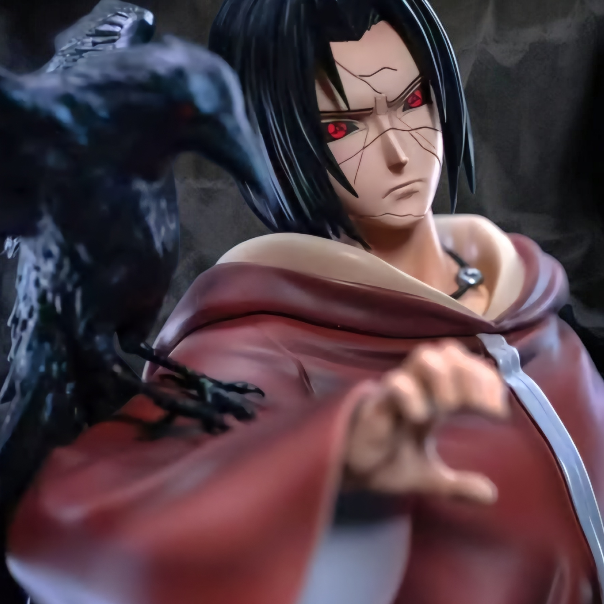 Uchiha Itachi Edo Tensei Battle Pose Statue | Naruto Shippuden Premium Anime Collectible Figure