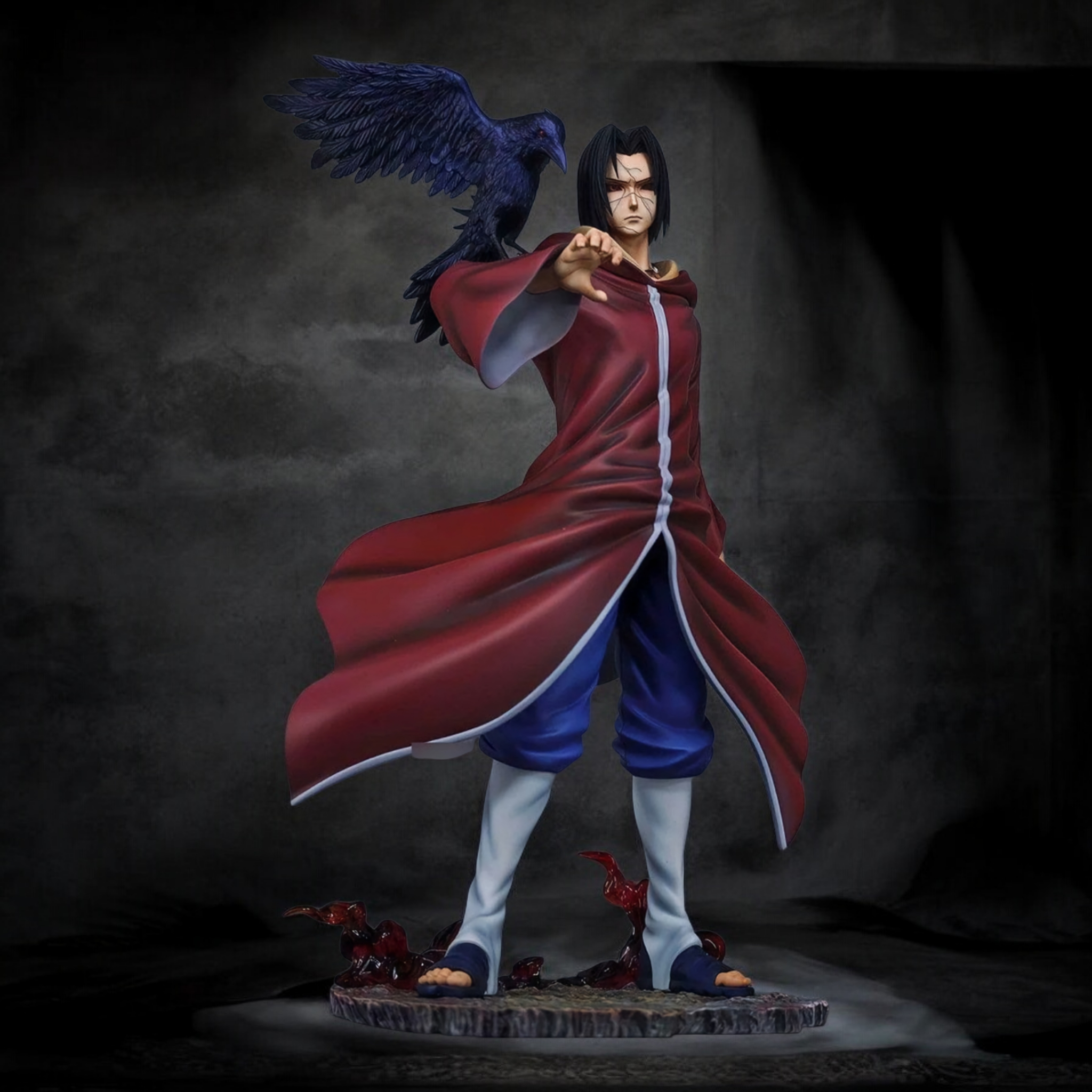 Uchiha Itachi Edo Tensei Battle Pose Statue | Naruto Shippuden Premium Anime Collectible Figure