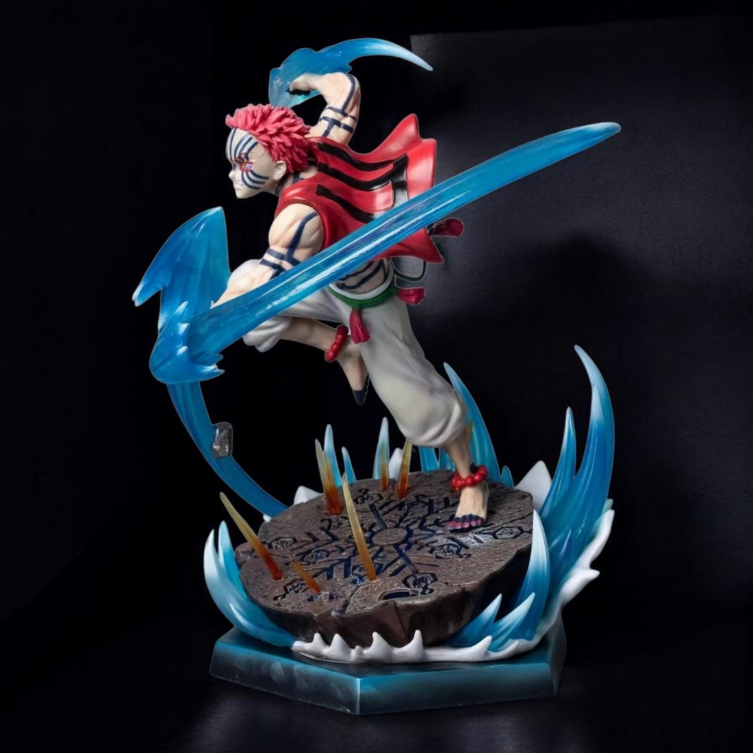 Akaza LED Battle Form Figure | Upper Moon Demon Collectible Statue