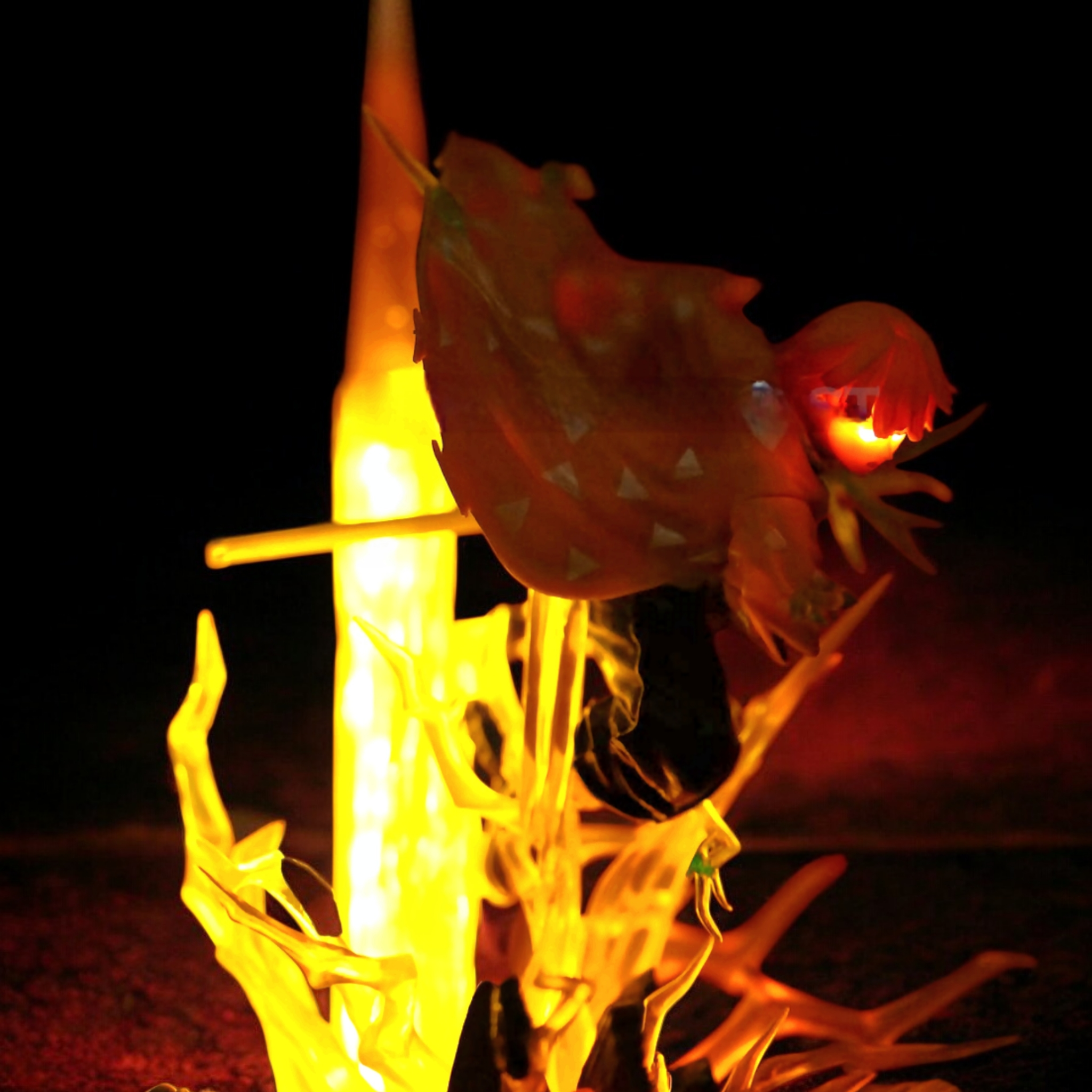 Zenitsu Agatsuma Thunder Breathing LED Premium Figure | Demon Slayer Anime Collectible