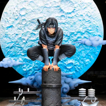 Uchiha Itachi ANBU Moon Perch EX Version Resin Statue | Naruto Nova Series Pickstar Studio Licensed (LED, 1/6 Scale)