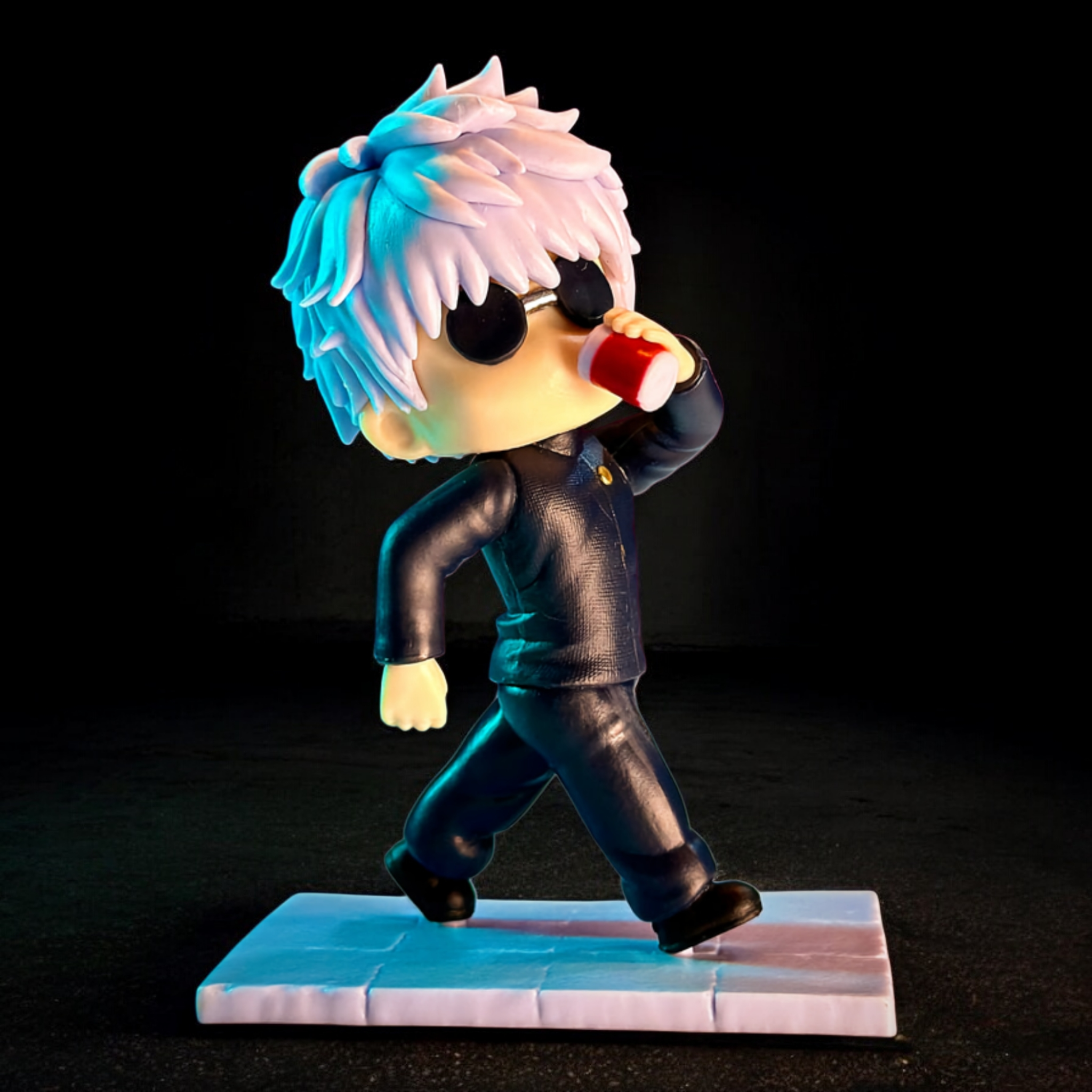 Gojo Satoru Chibi Figure | Jujutsu Kaisen | Stylish Walking Pose