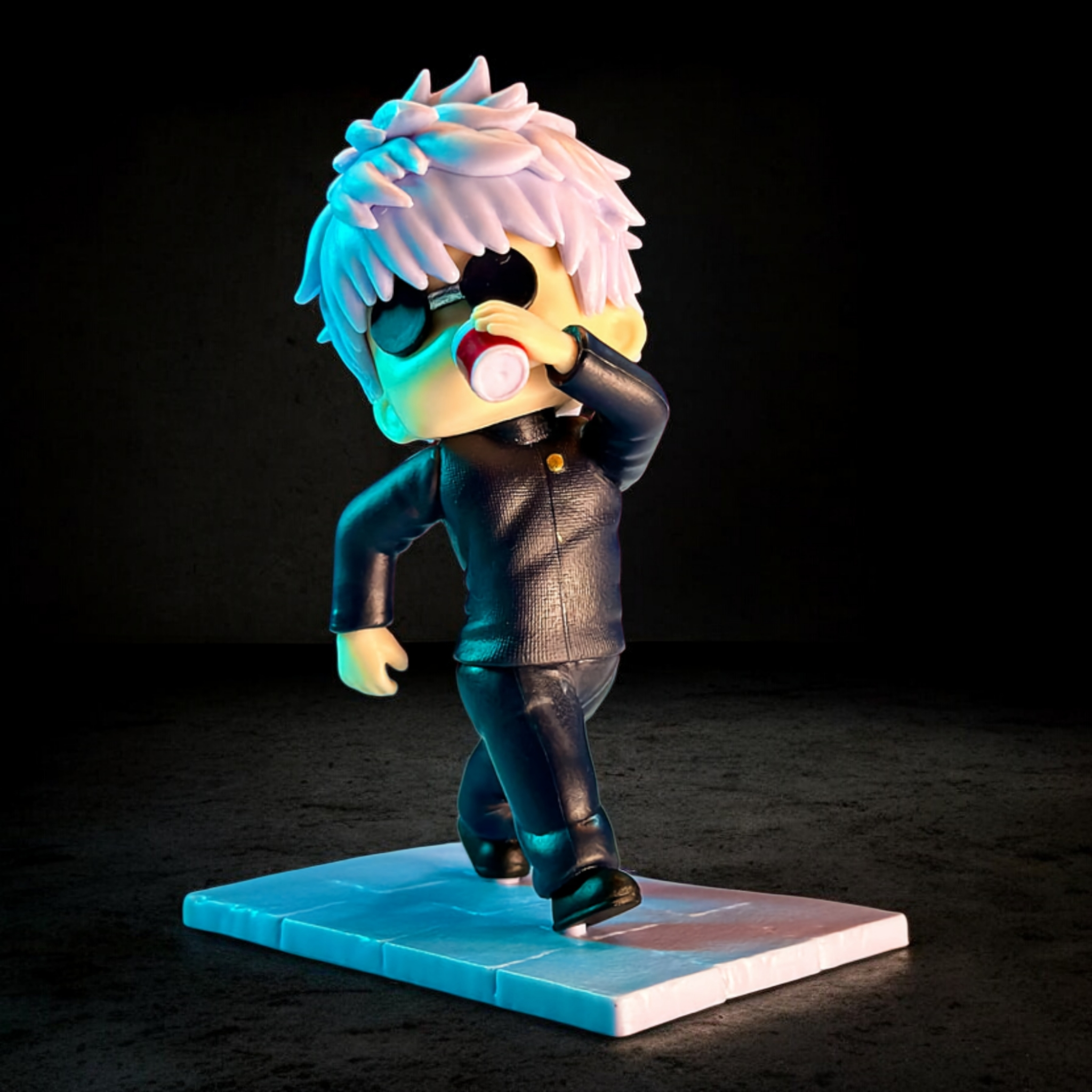 Gojo Satoru Chibi Figure | Jujutsu Kaisen | Stylish Walking Pose