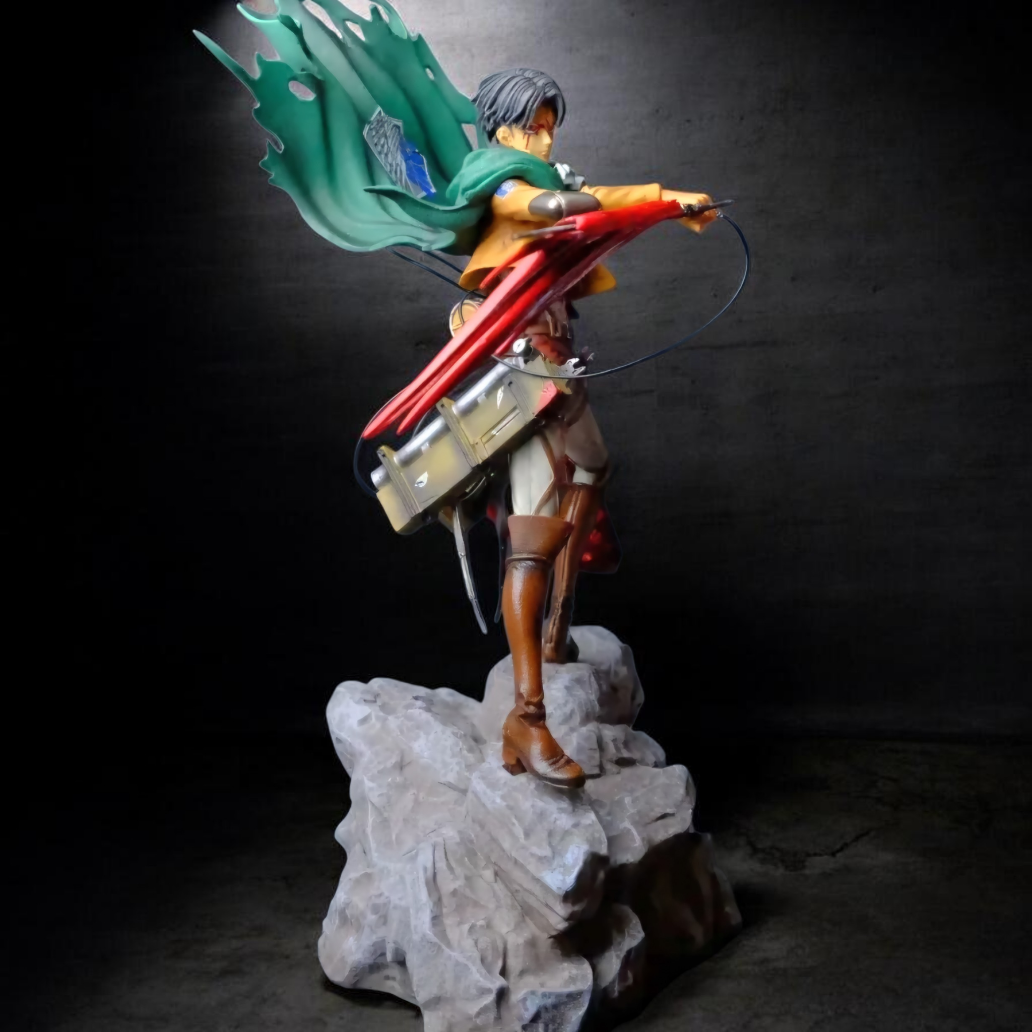 Levi Ackerman Battle Mode Premium Figure | Attack on Titan Anime Collectible