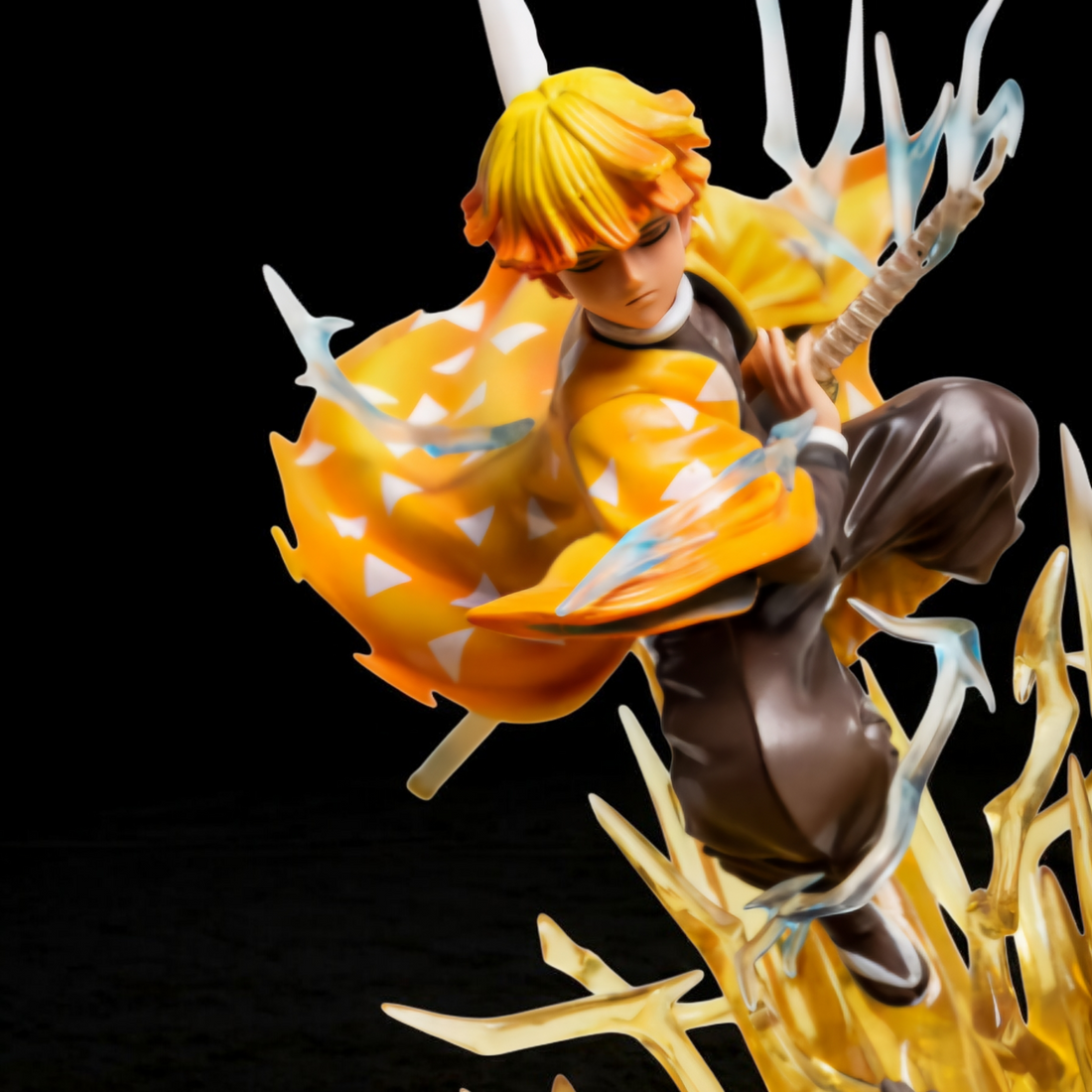 Zenitsu Agatsuma Thunder Breathing LED Premium Figure | Demon Slayer Anime Collectible