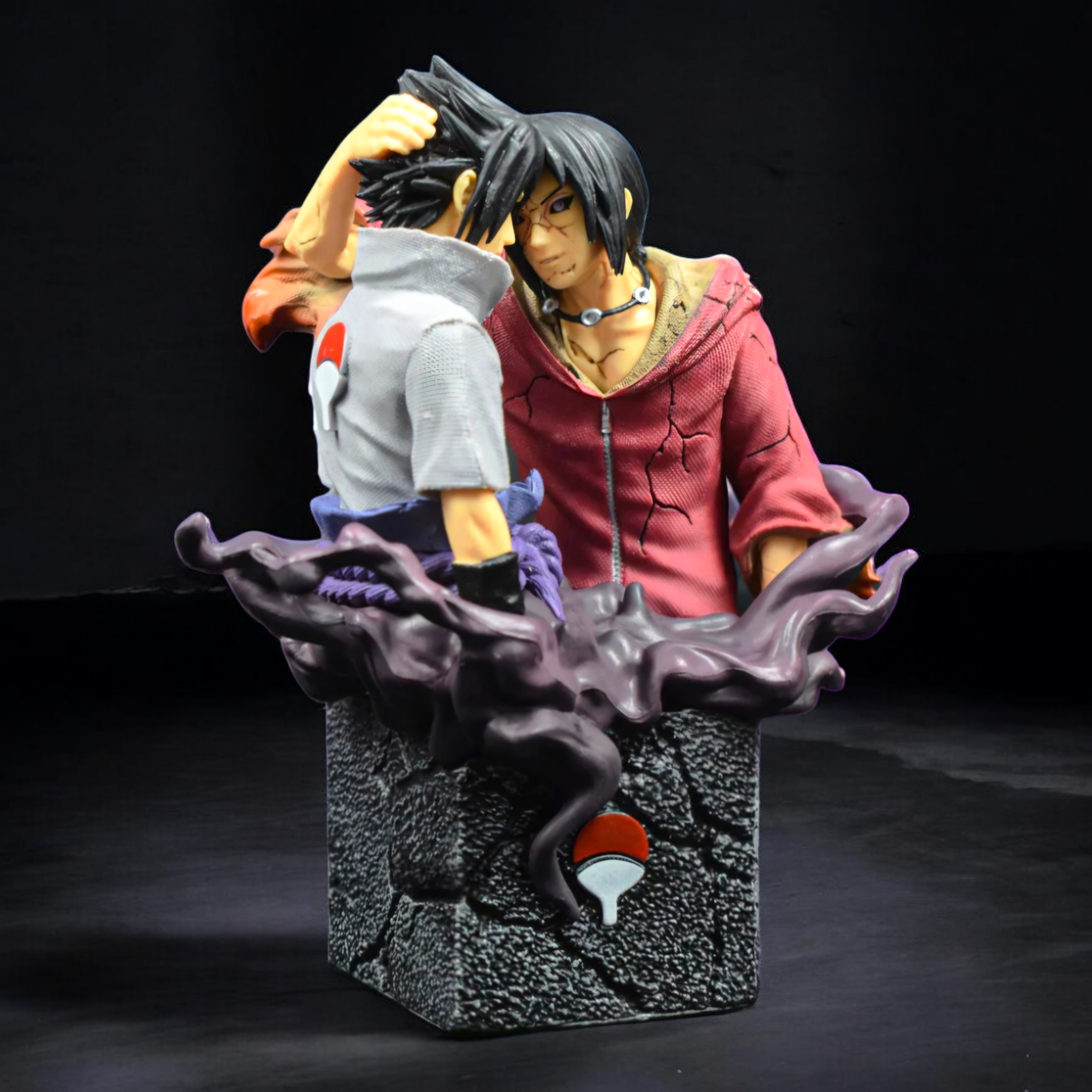 Sasuke Uchiha vs Itachi Uchiha Action Figure | Naruto Shippuden Anime Duel Collectible Statue
