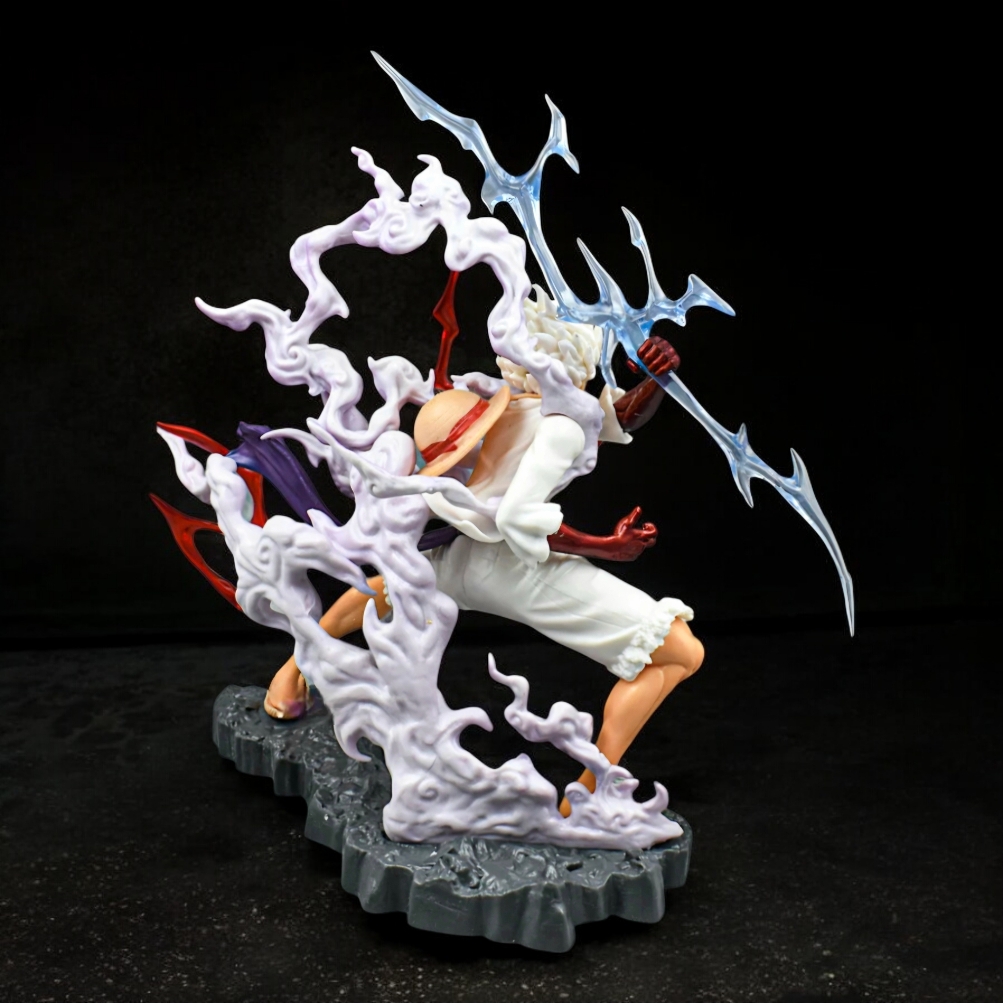 Monkey D. Luffy Gear 5 Action Figure | One Piece Anime Premium Battle Collectible Statue
