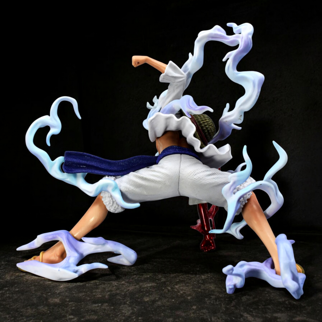Monkey D. Luffy Gear 5 Lunging Battle Pose Action Figure | One Piece Anime Dynamic Collectible