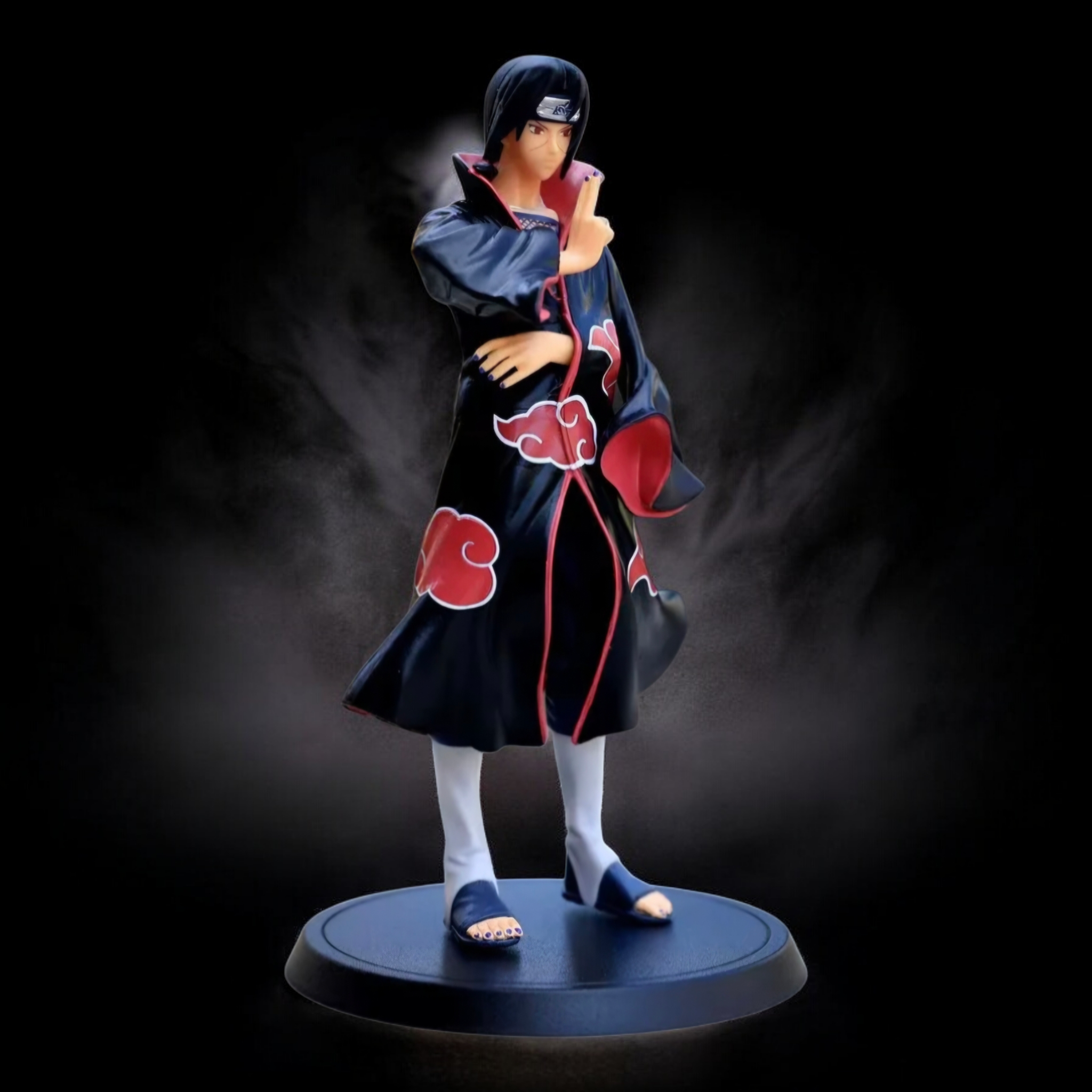 Itachi Uchiha Genjutsu Hand-Sign Pose Action Figure | Naruto Shippuden Akatsuki Collectible