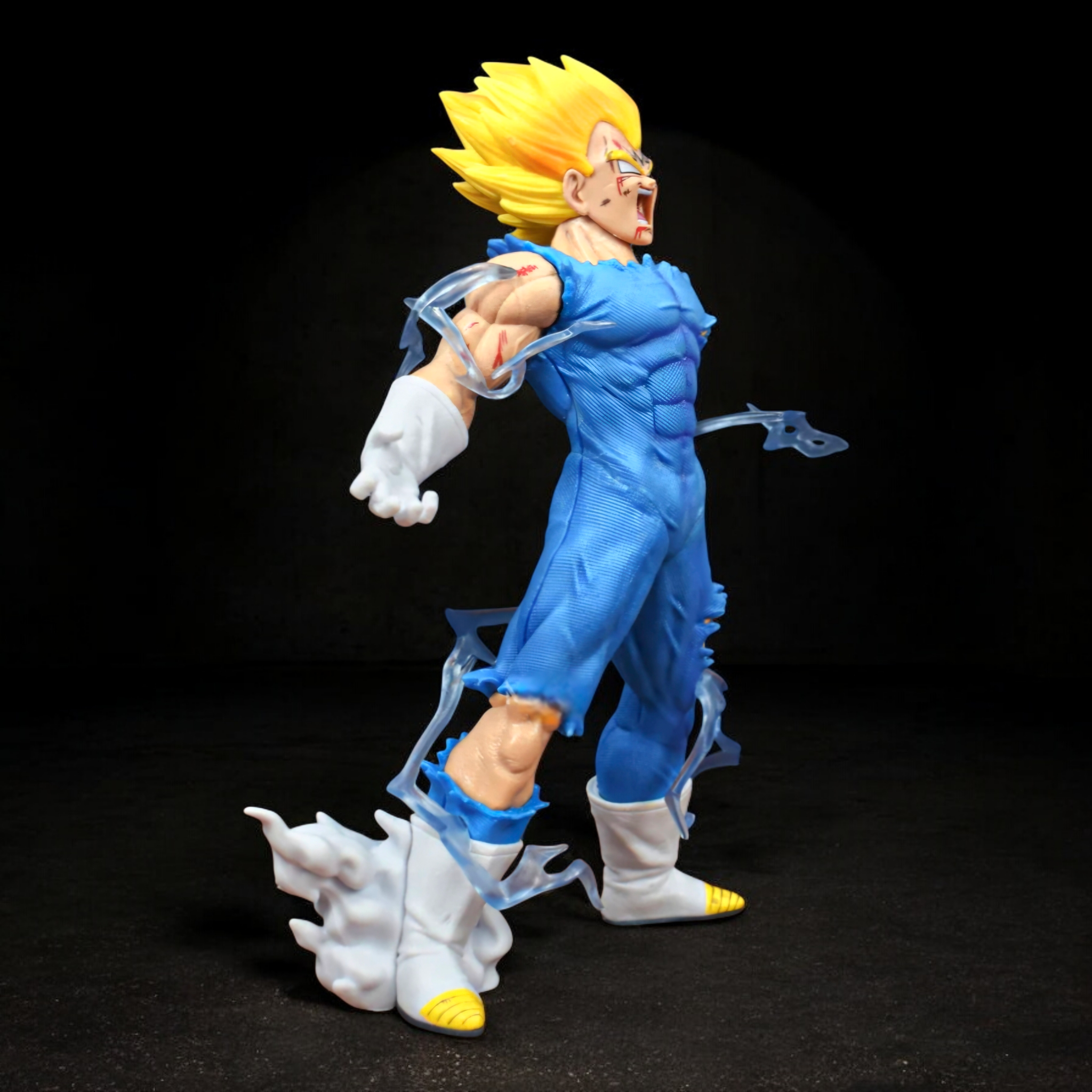Majin Vegeta Super Saiyan Action Figure | Dragon Ball Z | Final Atonement Power-Up Pose