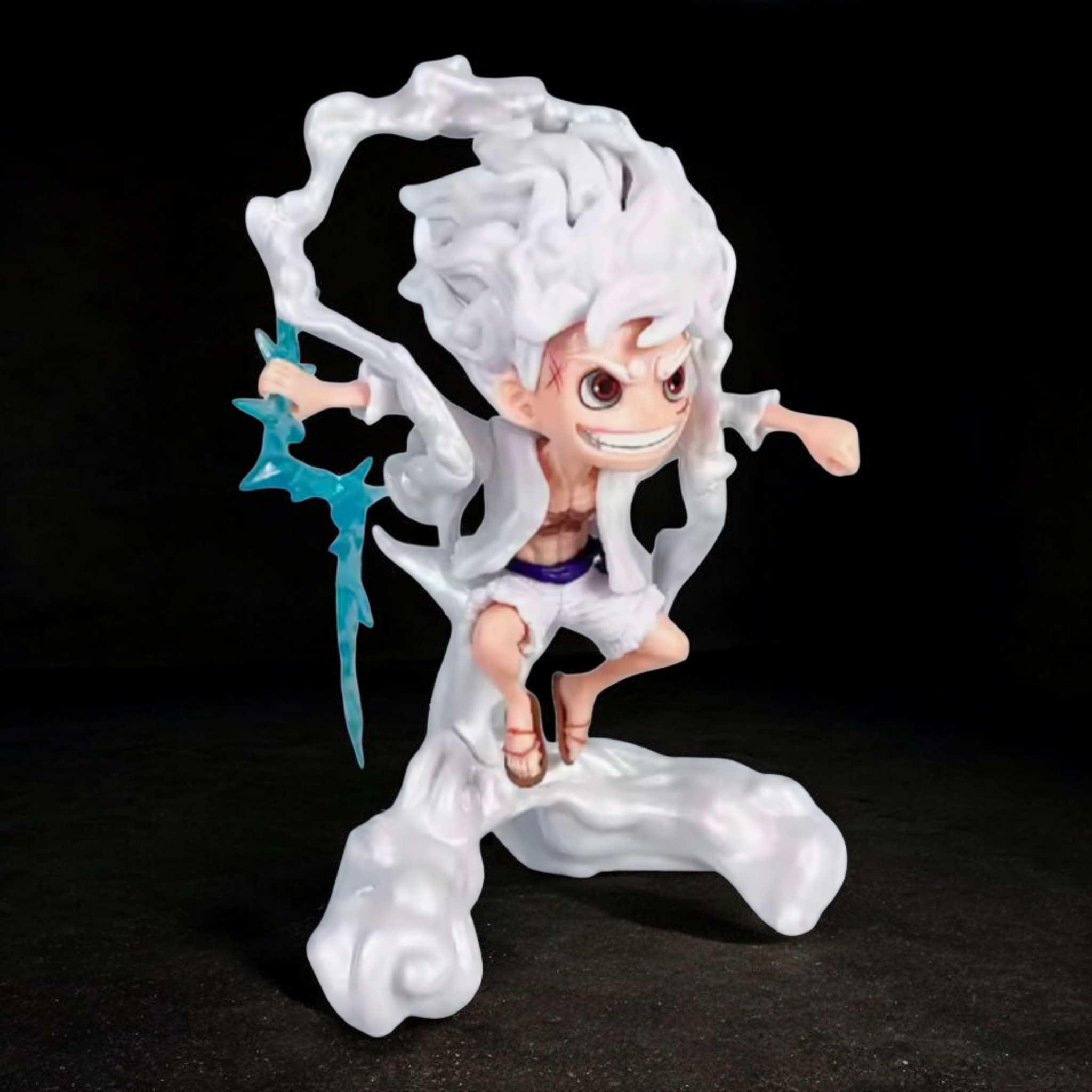 Monkey D. Luffy Gear 5 Chibi Figure | One Piece | White Awakening Form