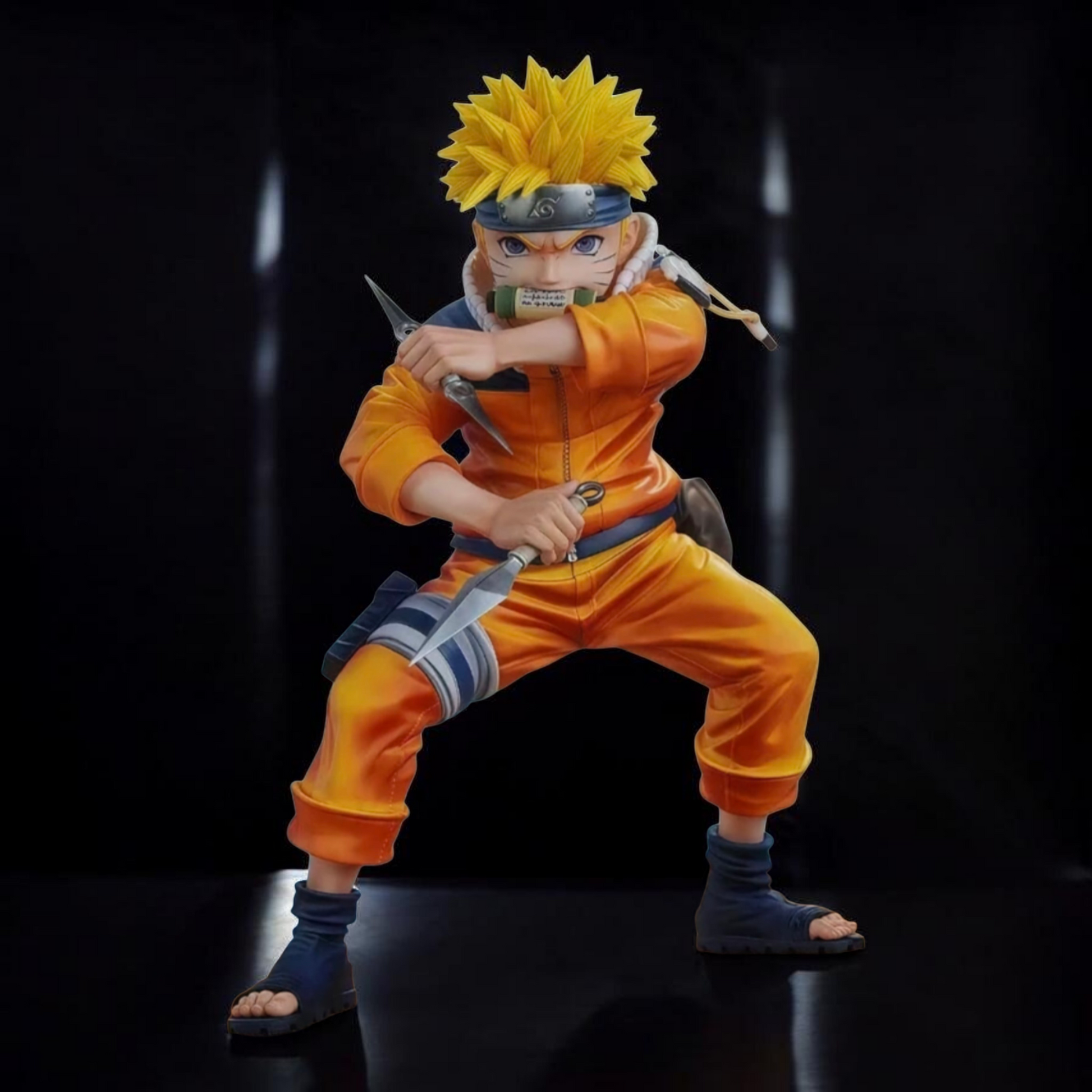 Sasuke Uchiha Cursed Mark Kunai Stance Anime Figure