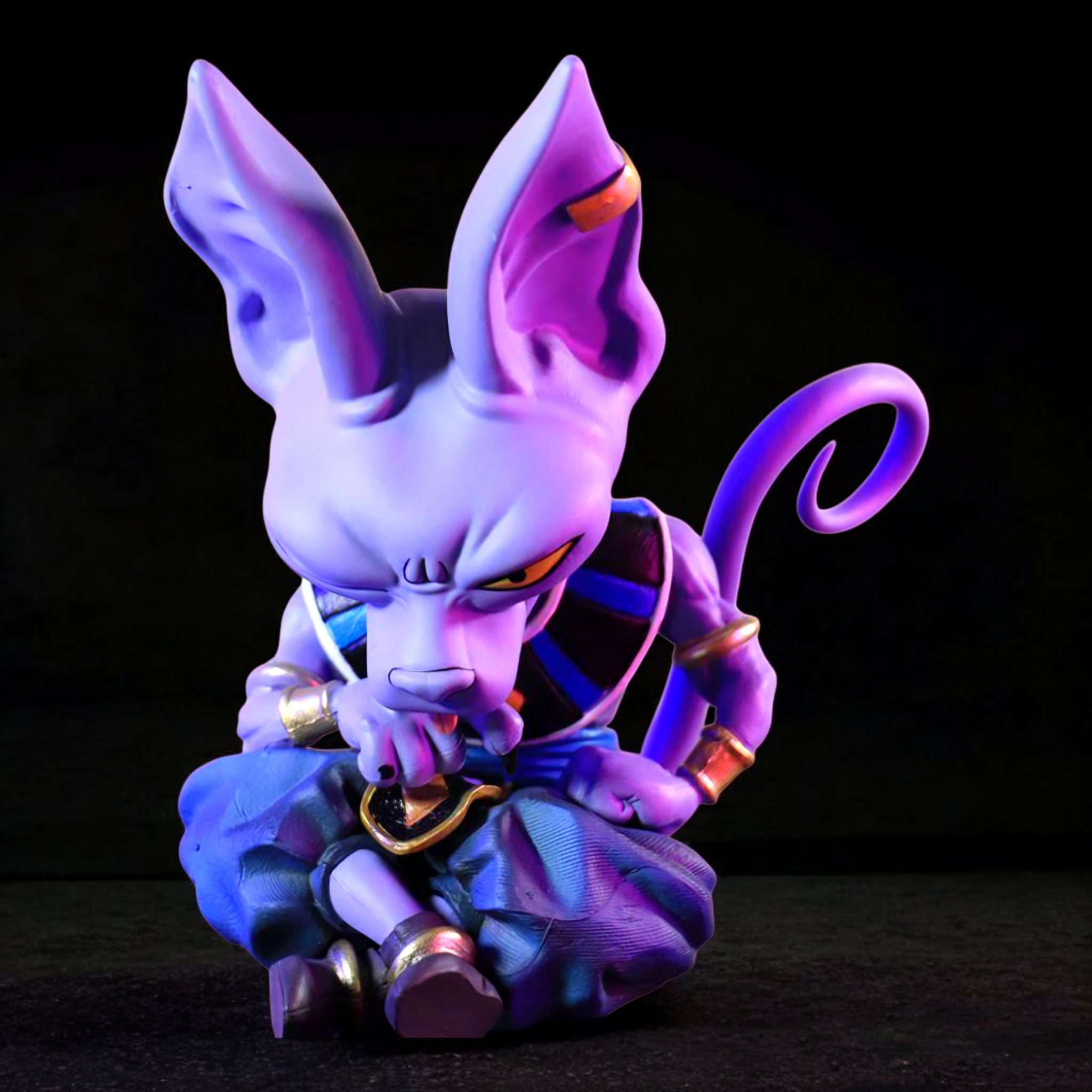Lord Beerus Figure | Dragon Ball Super | Chibi God of Destruction