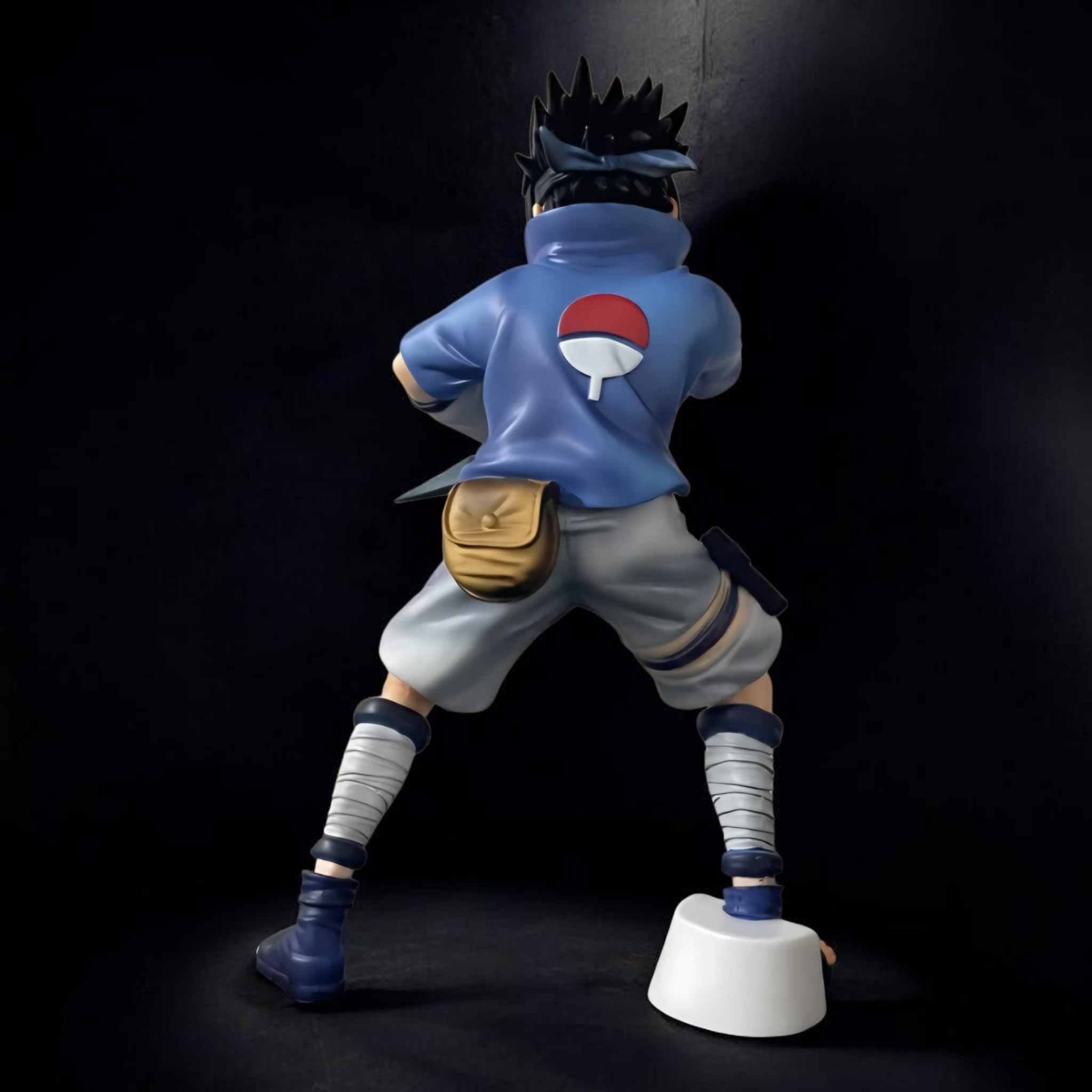Sasuke Uchiha Cursed Mark Kunai Stance Anime Figure