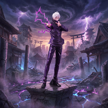 Gojo Satoru Purple Cursed Technique Activation Action Figure | Jujutsu Kaisen Anime Premium Collectible