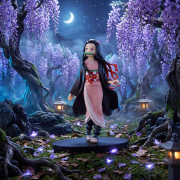 Nezuko Kamado Gentle Walking Pose Action Figure | Demon Slayer Anime Collectible Statue