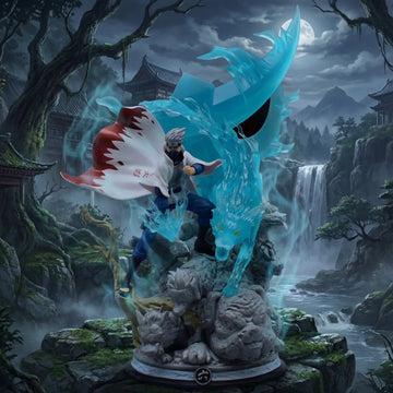 Hokage Kakashi Water Dragon Jutsu Action Figure | Naruto Shippuden Premium Anime Collectible