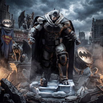 Batman Armored Suit Battle Stance Statue | Batman v Superman Premium DC Collectible