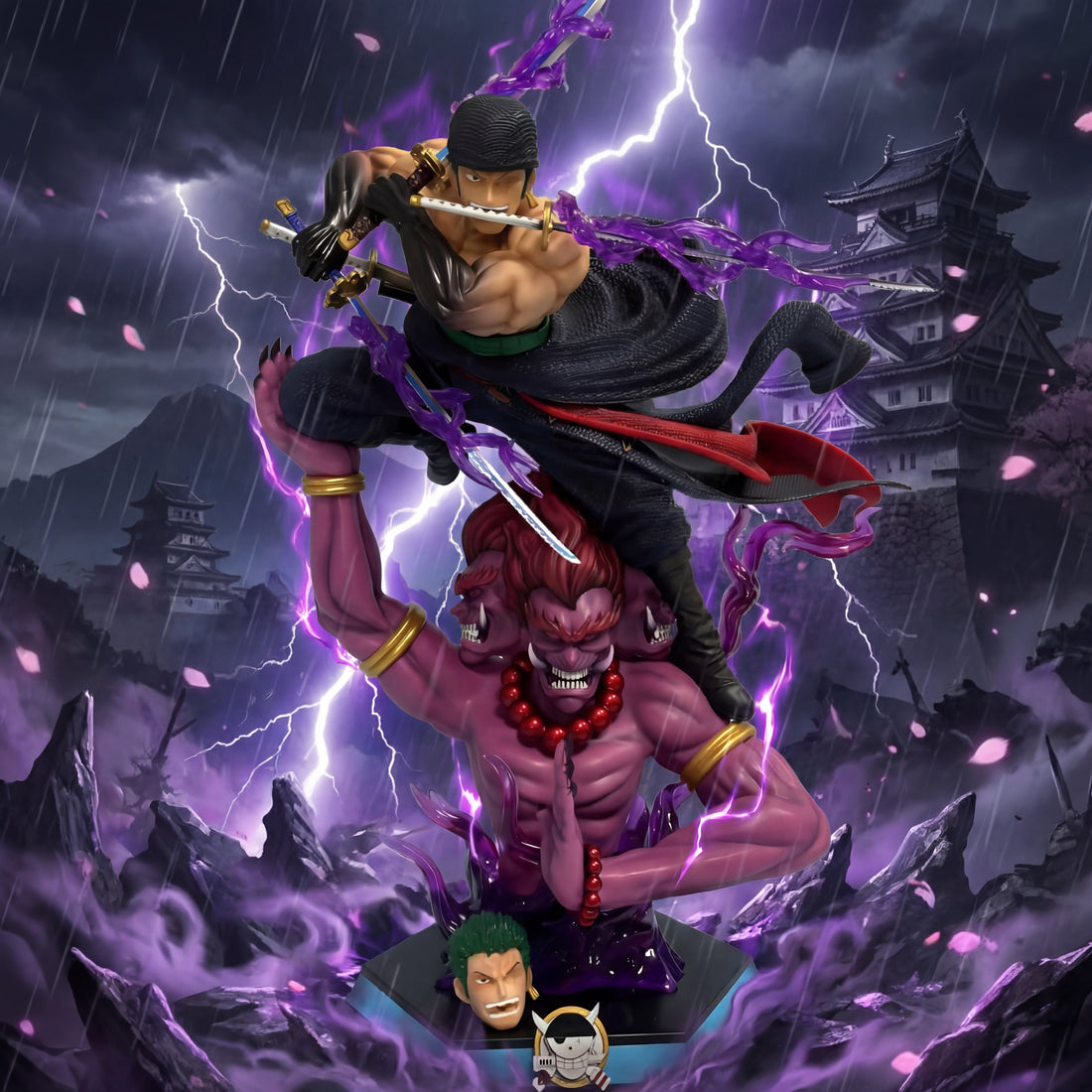 Roronoa Zoro Demon Asura Three-Sword Style Statue | One Piece Premium Anime Collectible