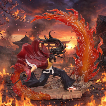 Yoriichi Tsugikuni Sun Breathing Flame Arc Statue | Demon Slayer Premium Anime Collectible