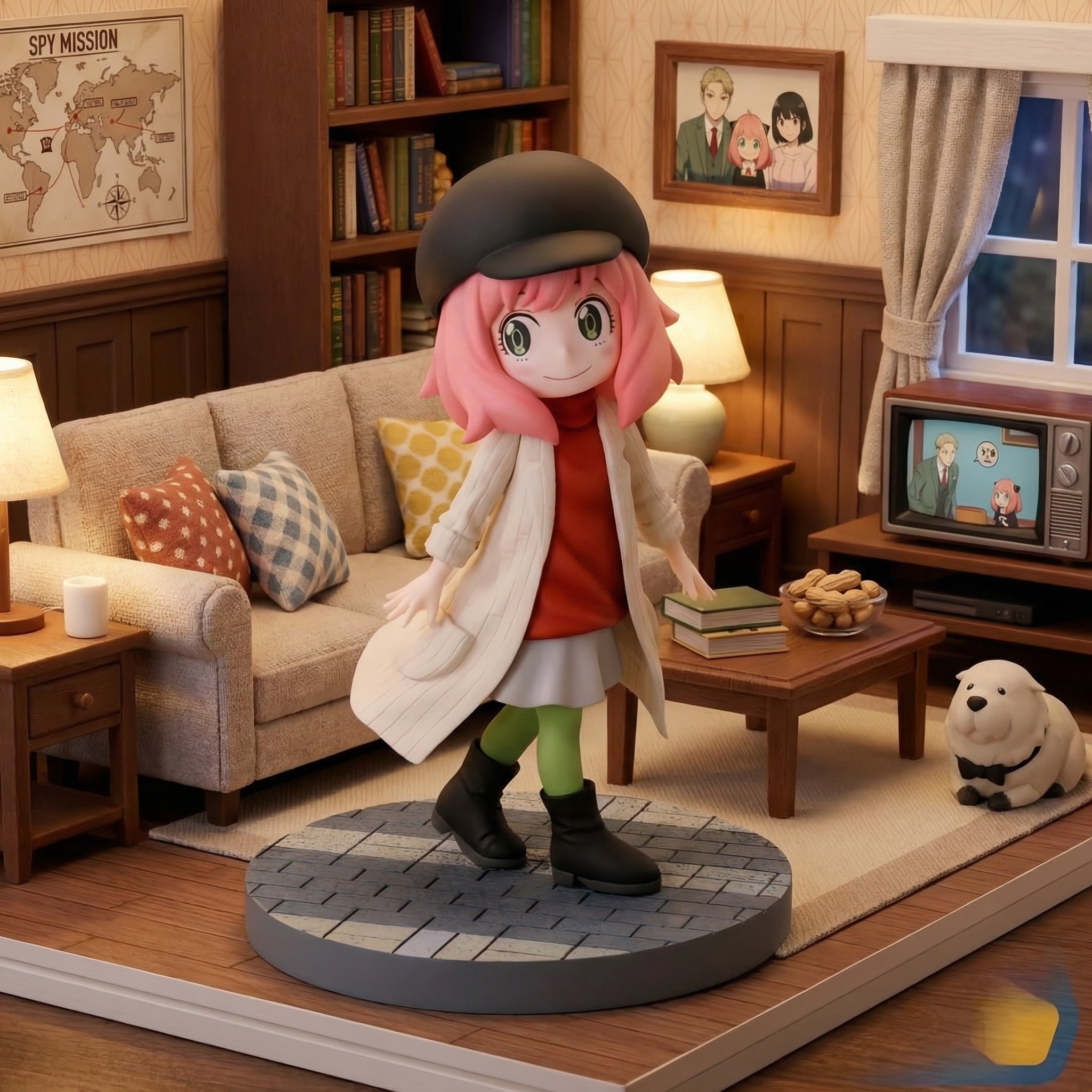 Anya Forger Casual Outfit Statue | Spy×Family Premium Anime Collectible