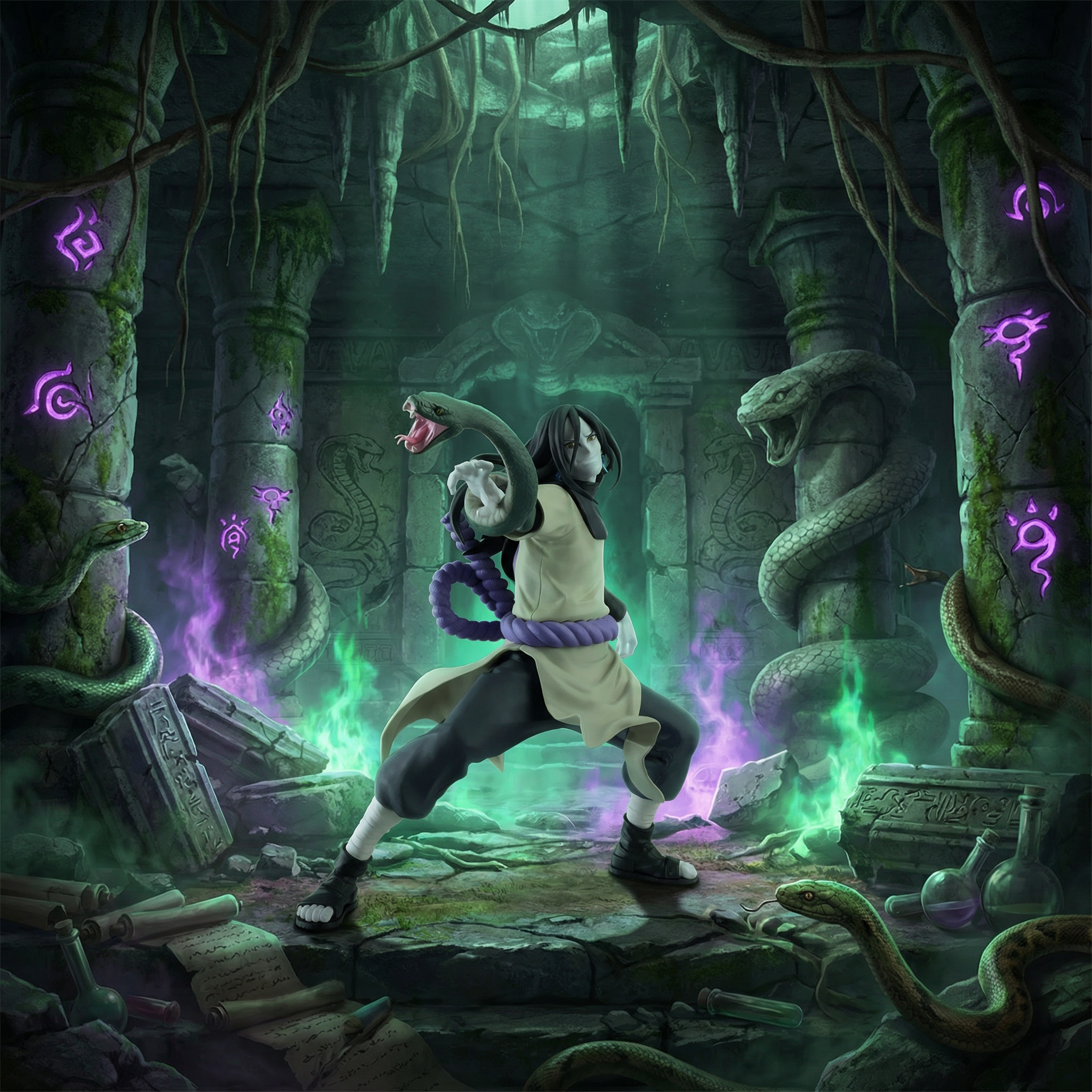 Orochimaru Vibration Stars Action Figure | Naruto Shippuden Banpresto Original
