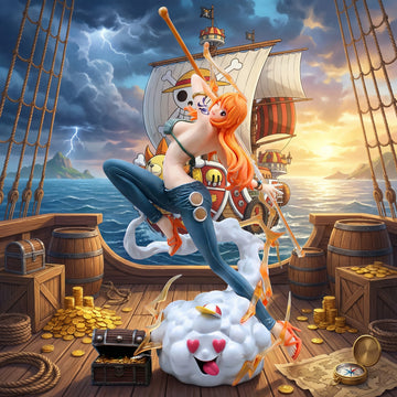 Nami “Clima-Tact” Action Figure | One Piece | Thunder Goddess Pose