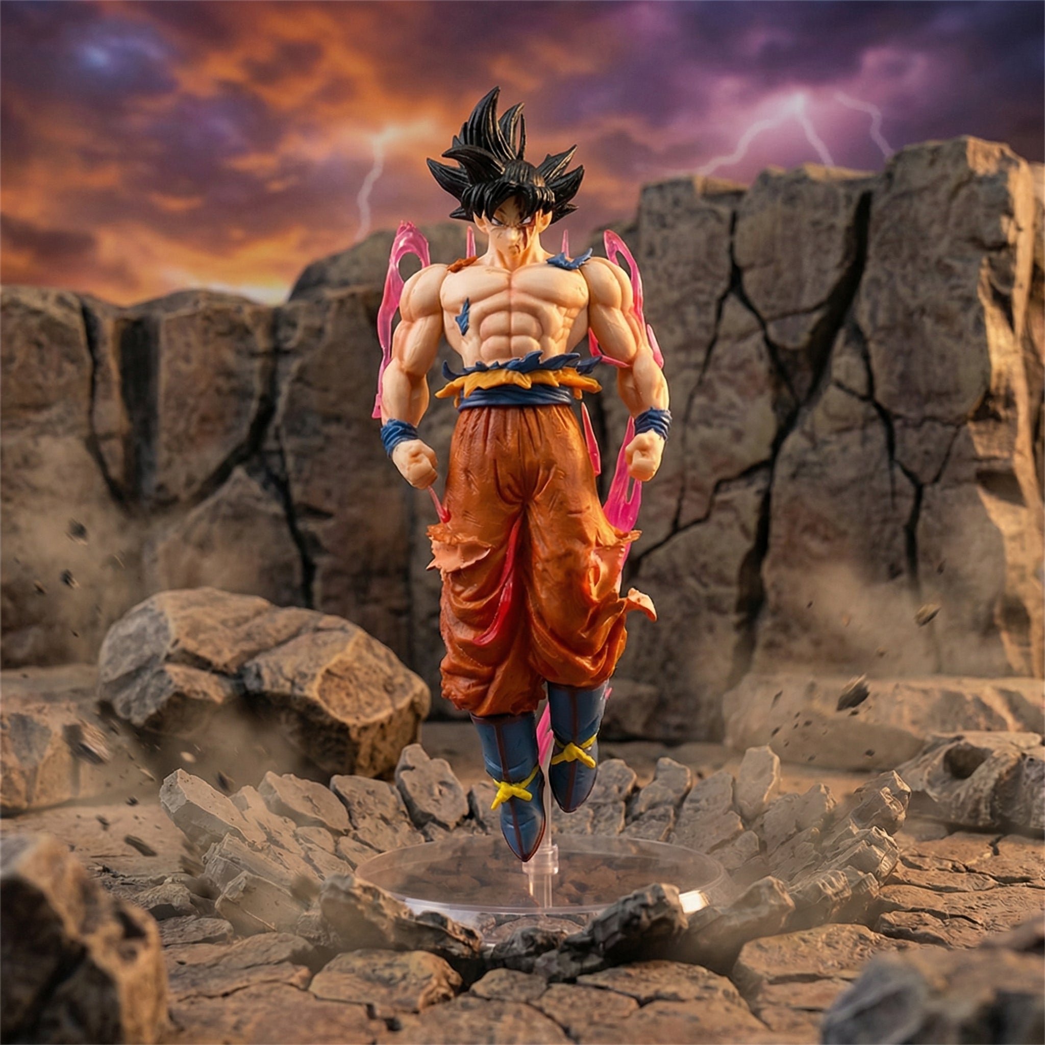 Son Goku Power-Up Action Figure | Dragon Ball Super Anime Collectible
