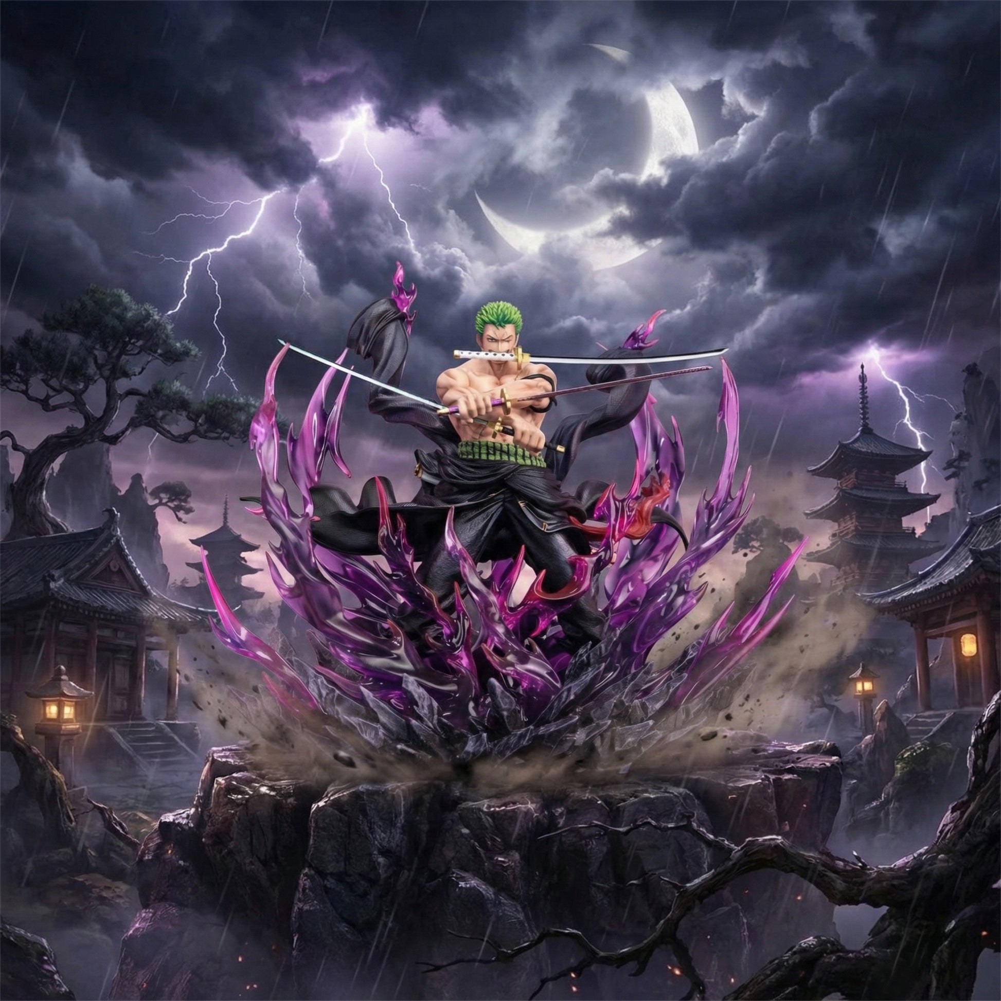 Roronoa Zoro Three Sword Style Premium Figure