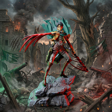 Levi Ackerman Battle Mode Premium Figure | Attack on Titan Anime Collectible