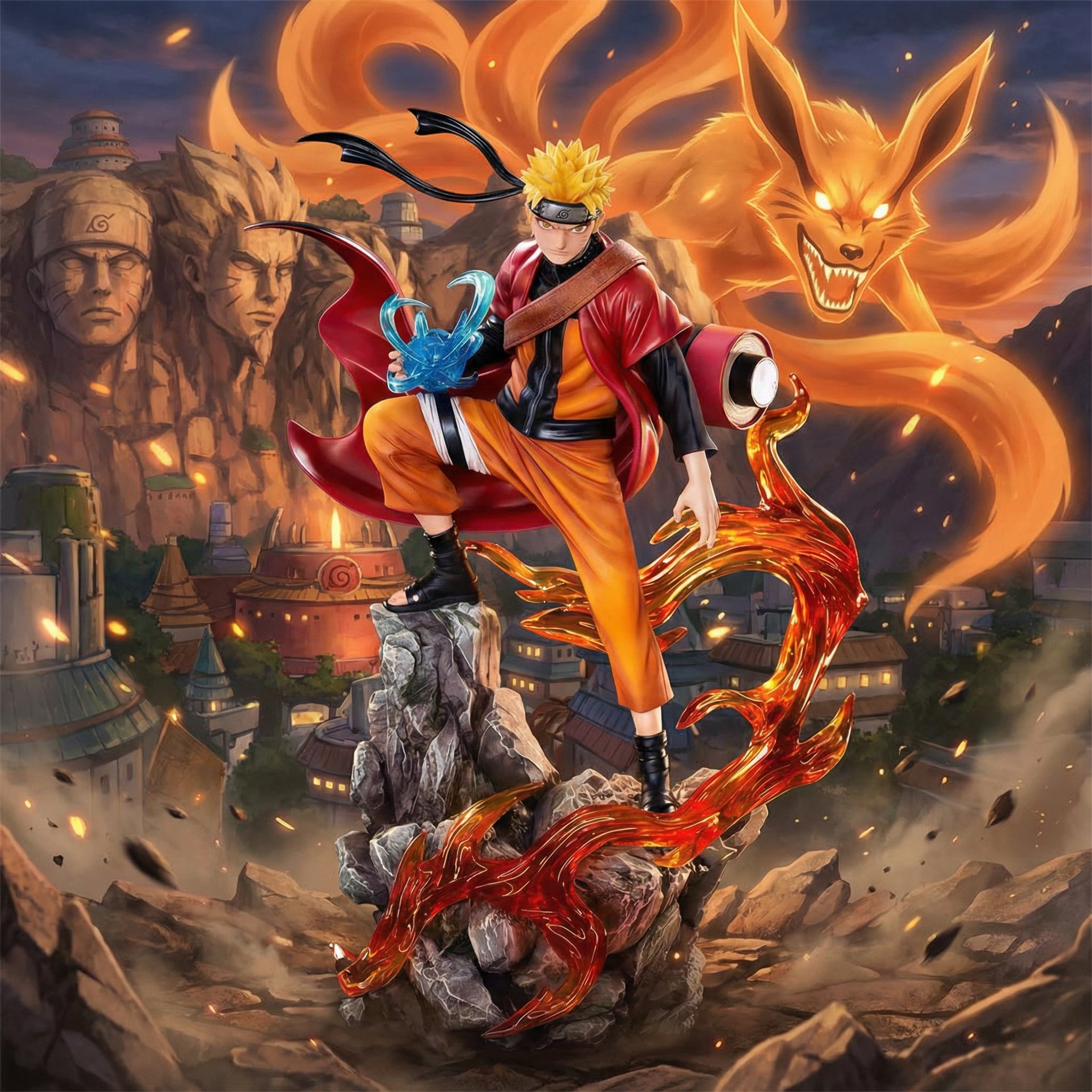 Naruto Uzumaki Rasengan Sage Mode Premium Figure | Naruto Shippuden Anime Collectible
