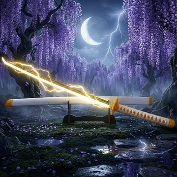 Zenitsu Agatsuma Thunder Breathing LED Katana | Demon Slayer Anime Sword