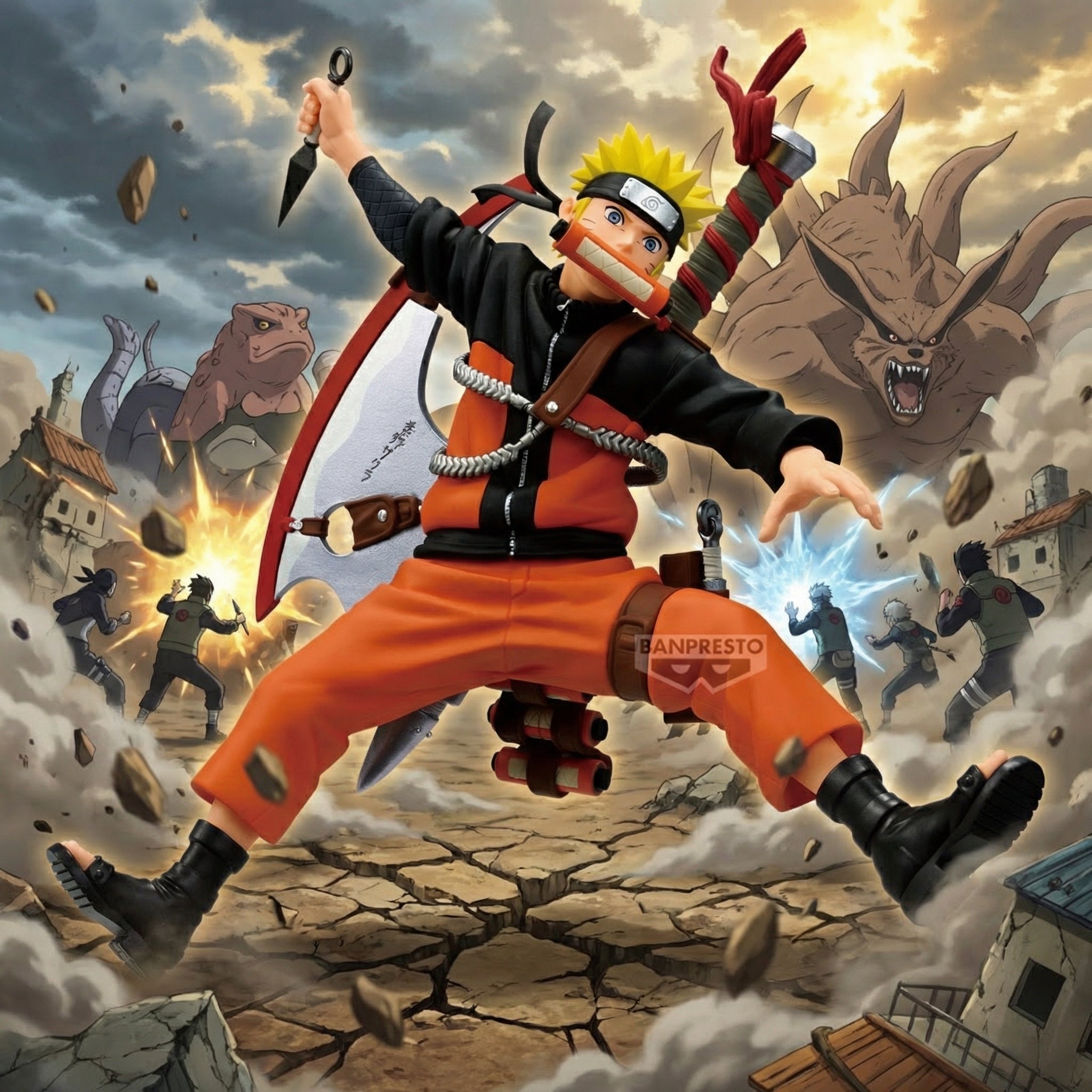 Naruto Uzumaki Vibration Stars Figure | Naruto 72 Series Banpresto Collectible